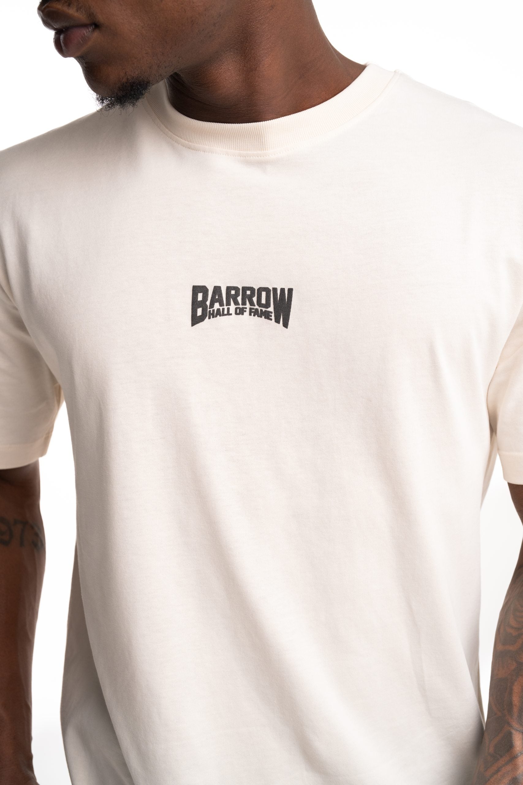 Barrow Men's Jersey T Shirt Cream | F5BWUATH038-013