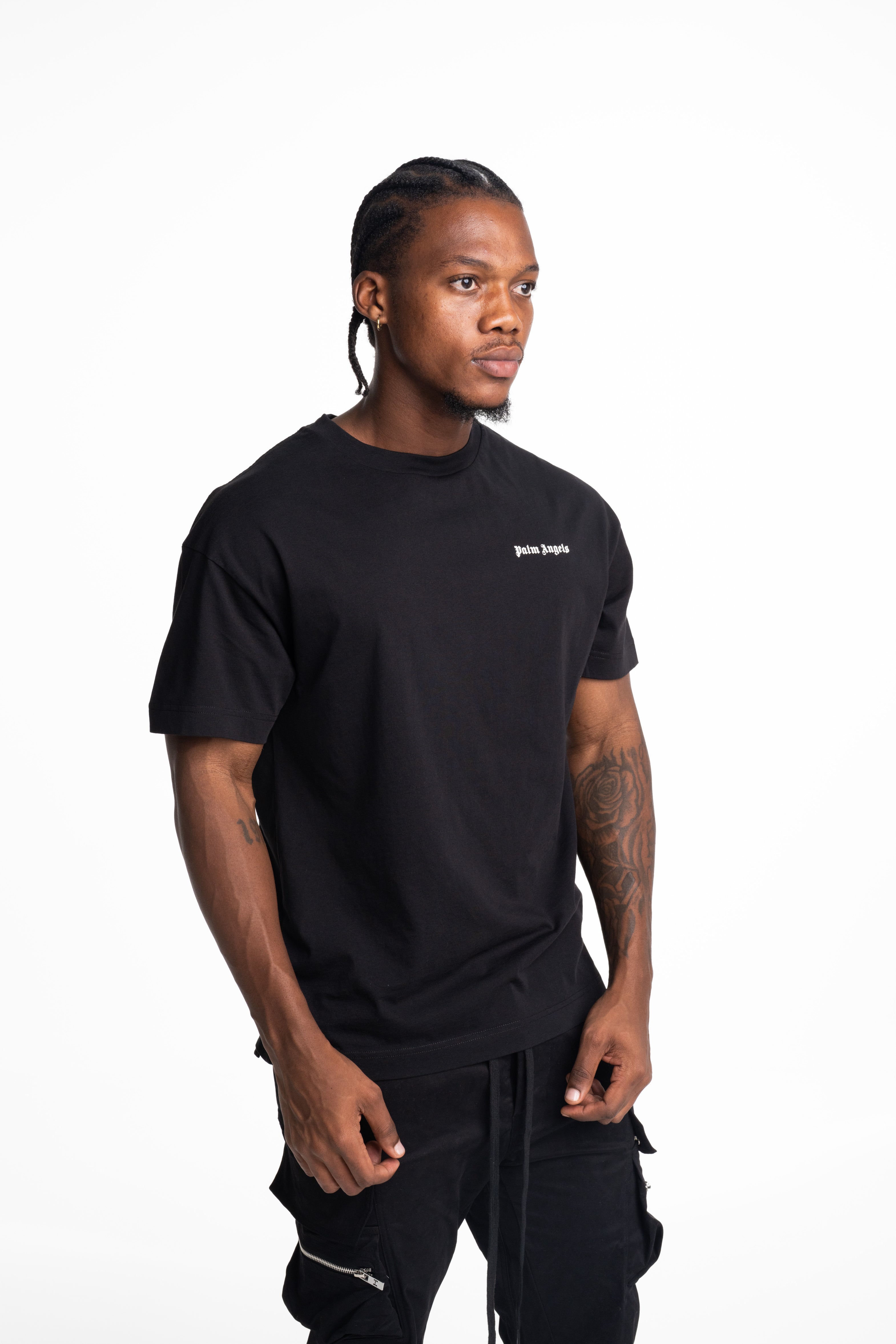 (Core) Palm Angels Men's BWN Classic Logo Tripack Tee | PM2B003S26JER001-8484