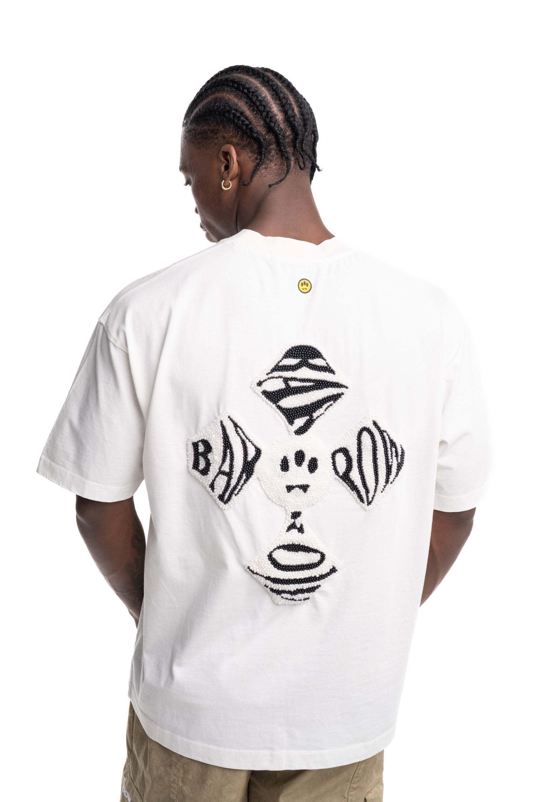 Barrow Men's Jersey T Shirt Off White | F5BWUATH063-002