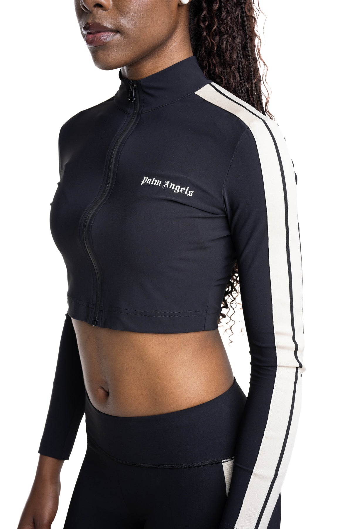 Palm Angels Womens Classic Logo Training Jacket | PWVB001S26FAB001-1003
