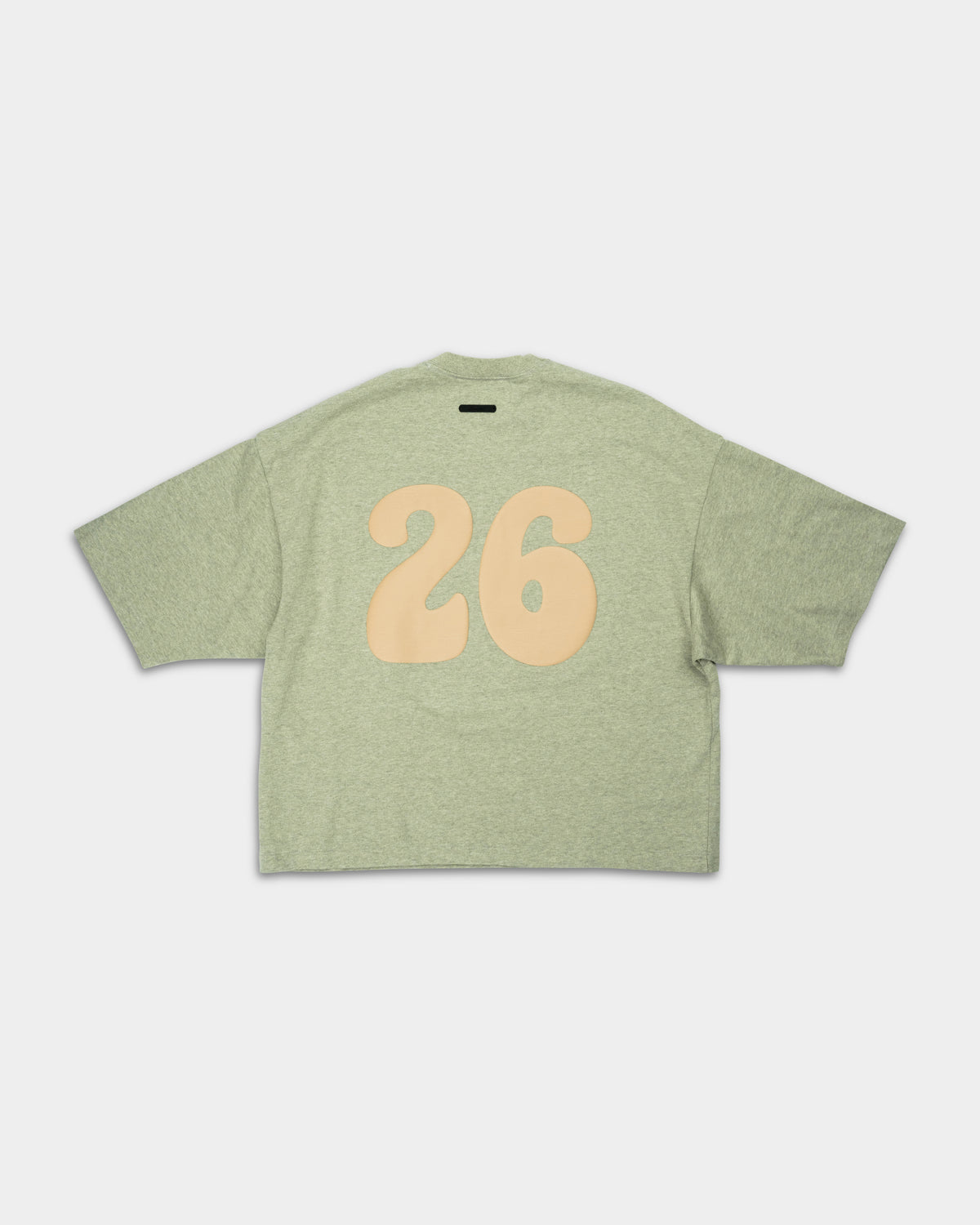Essentials Fear Of God Men's Heavy Jersey Merch Tee Boxy Fit | RW002740151-Washed Seal Heather