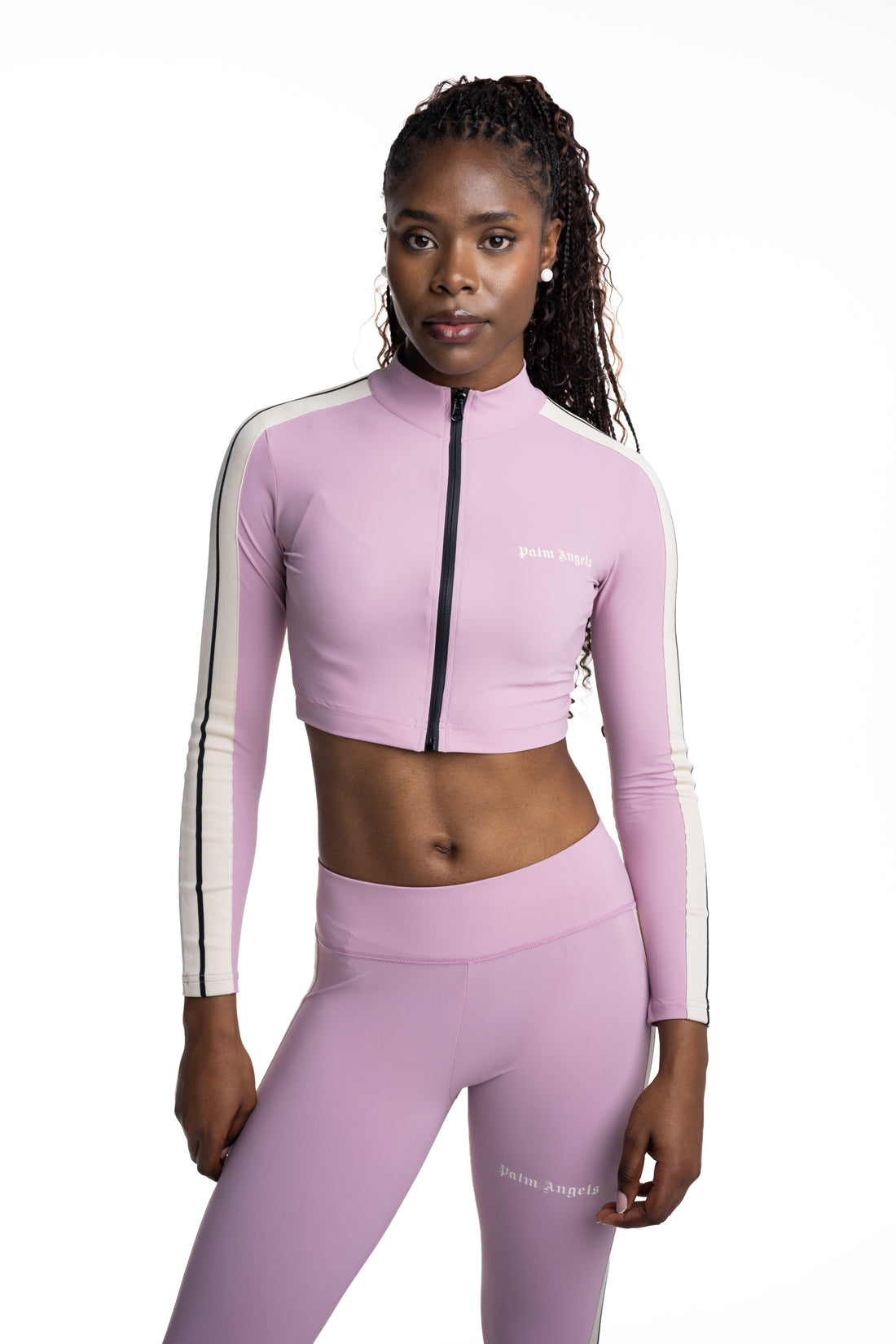 Palm Angels Womens Classic Logo Training Jacket | PWVB001S26FAB001-3003