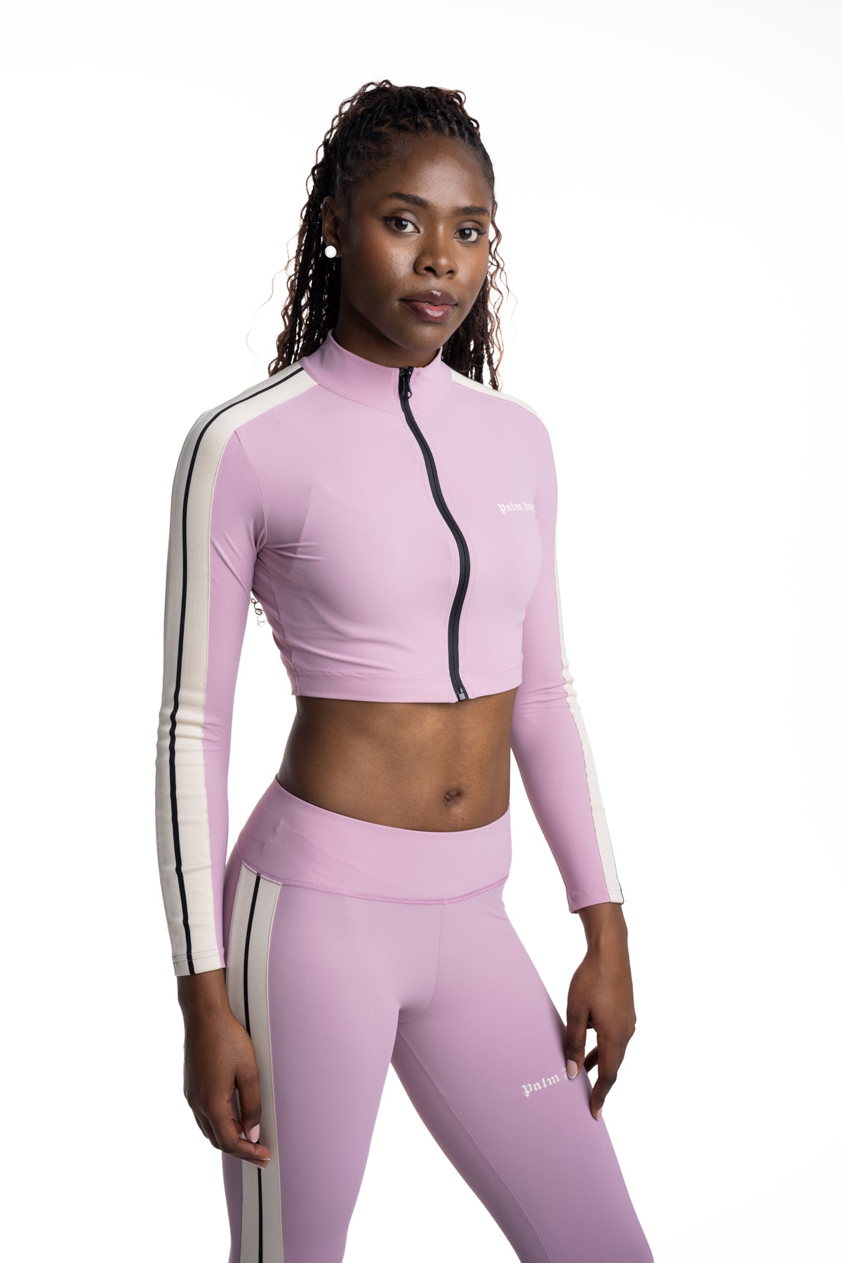 Palm Angels Womens Classic Logo Training Jacket | PWVB001S26FAB001-3003