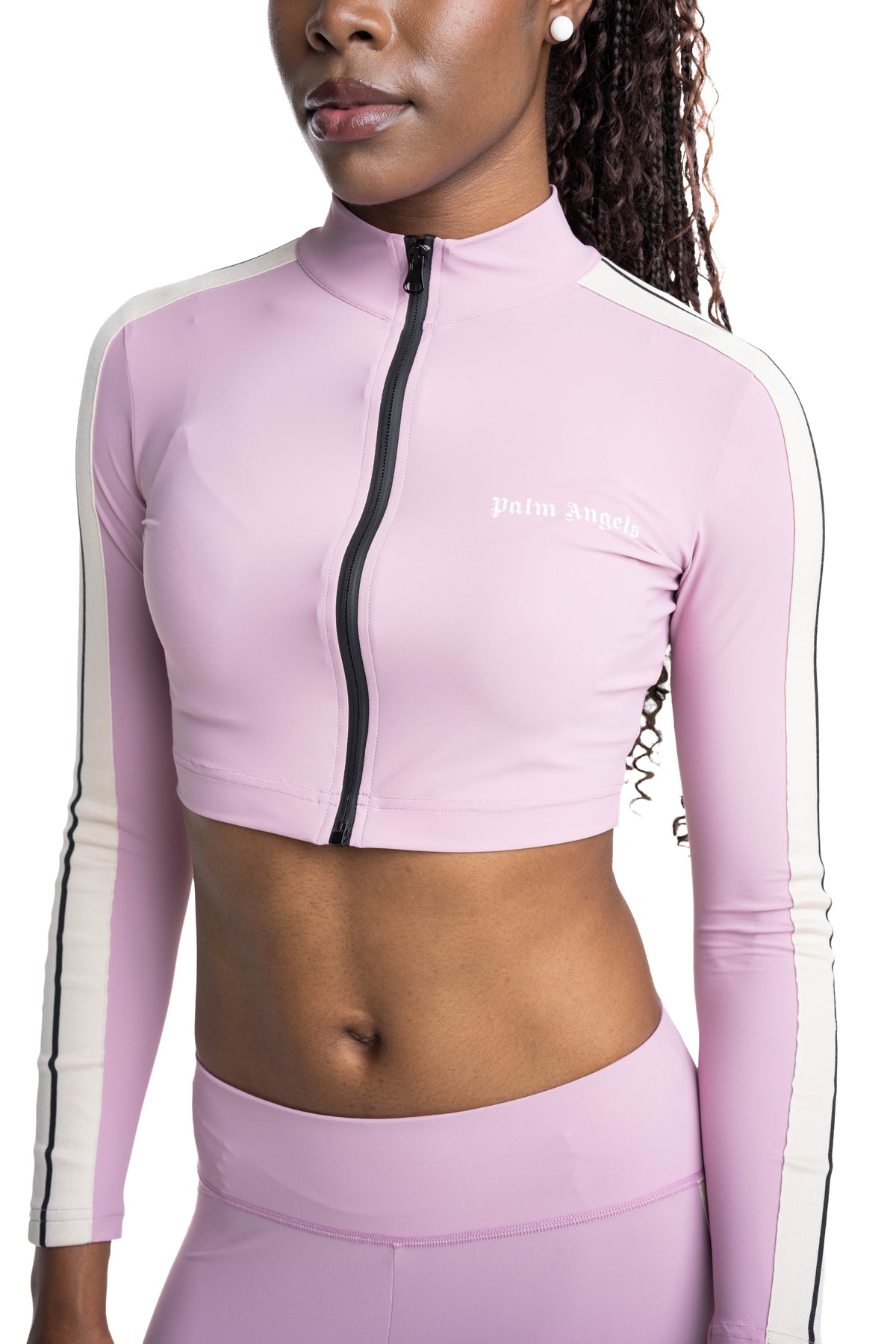 Palm Angels Womens Classic Logo Training Jacket | PWVB001S26FAB001-3003