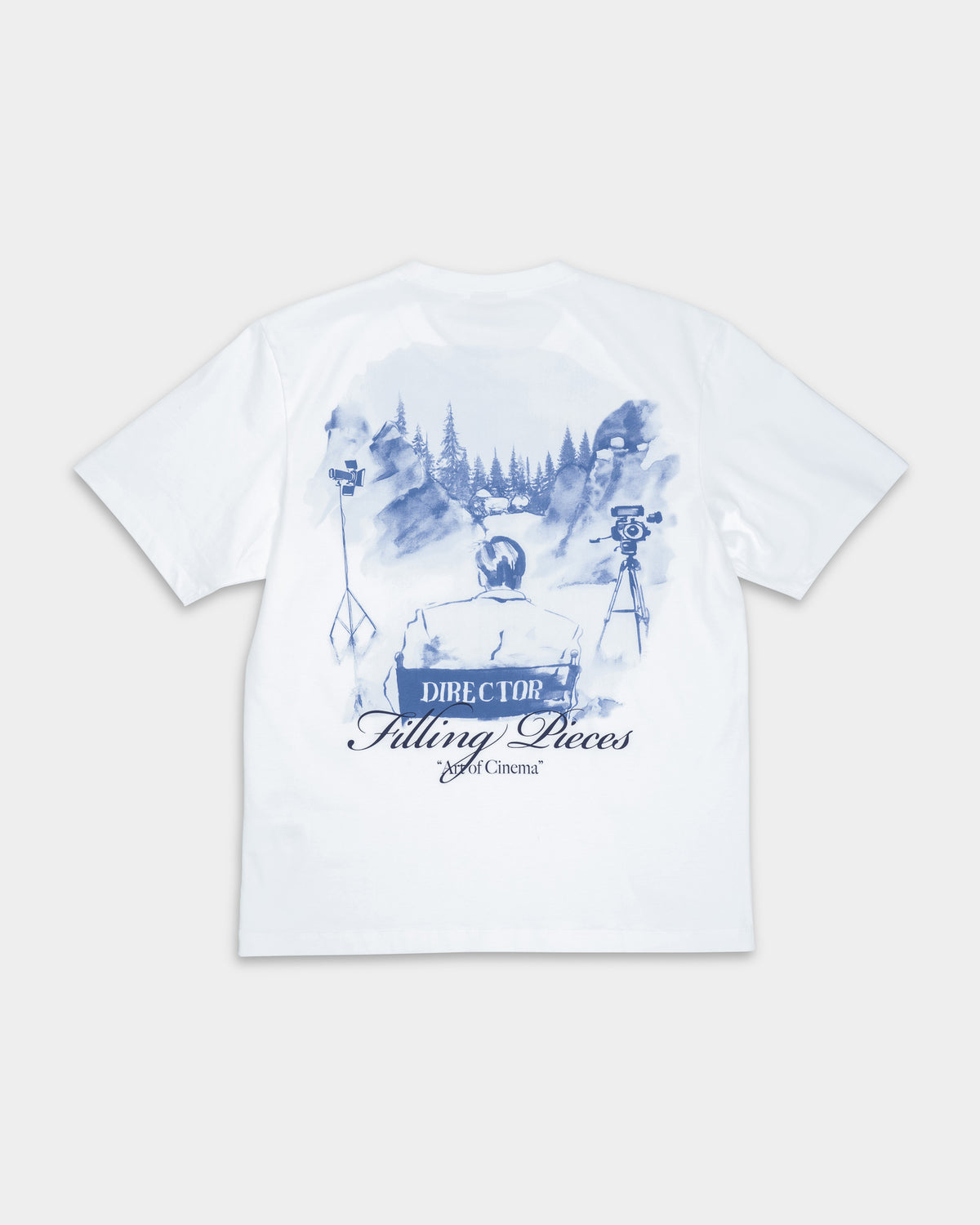Filling Pieces Men's Director T Shirt White | 422620500362-110