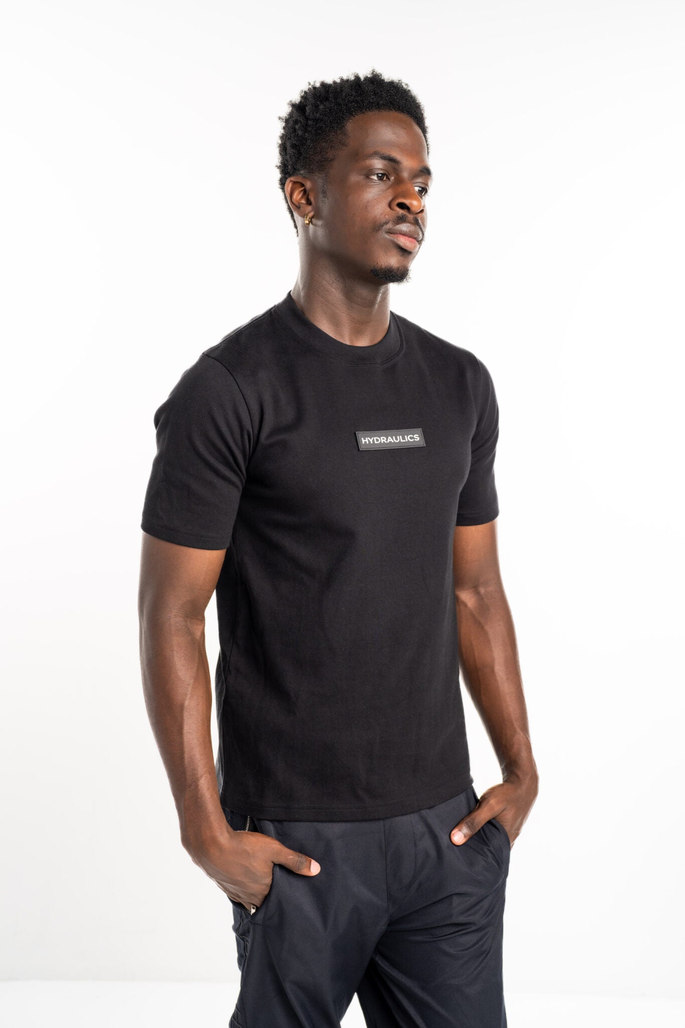 Hydraulics Men's Rubber Box Logo Tee Black V2