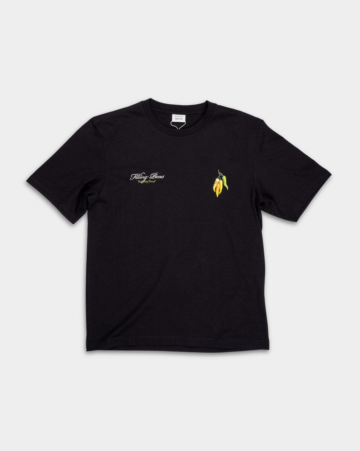 Filling Pieces Men's Pepper T Shirt Black | 412620500287-130