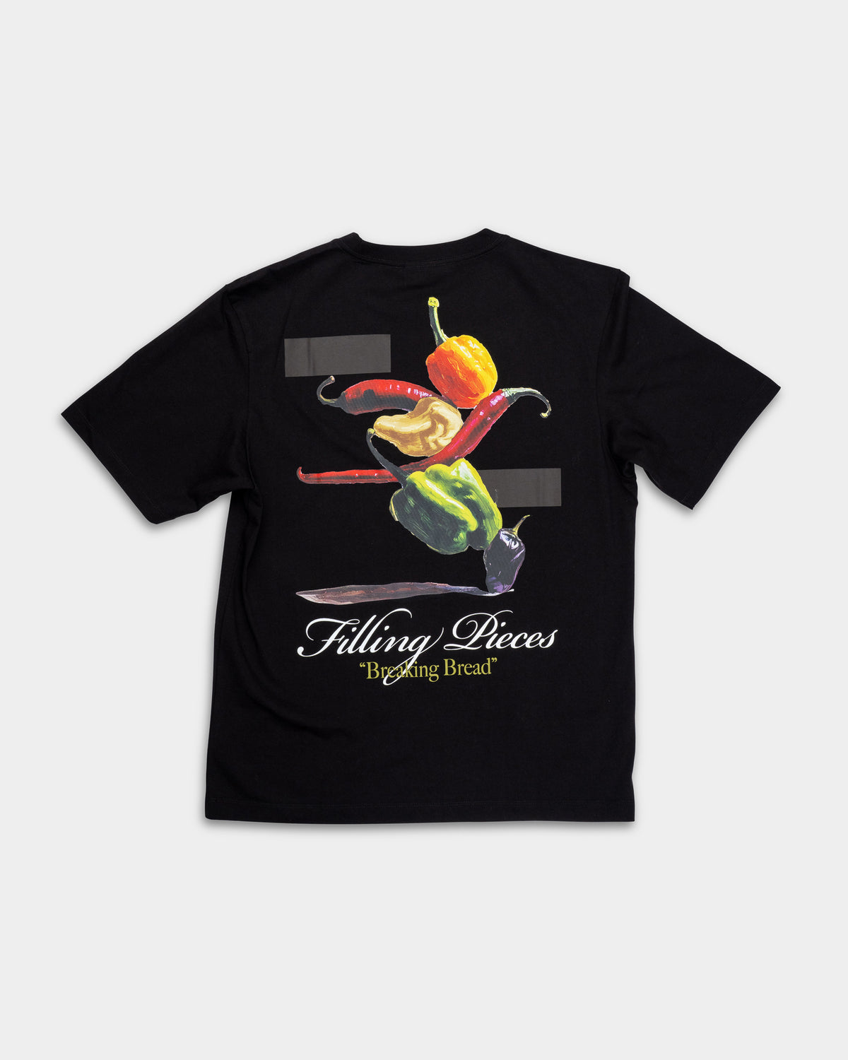 Filling Pieces Men's Pepper T Shirt Black | 412620500287-130