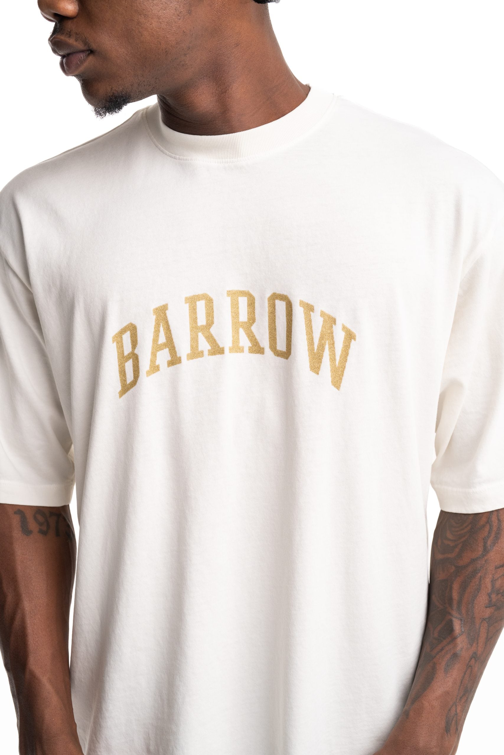 Barrow Men's Jersey T Shirt Cream | F5BWUATH029-013