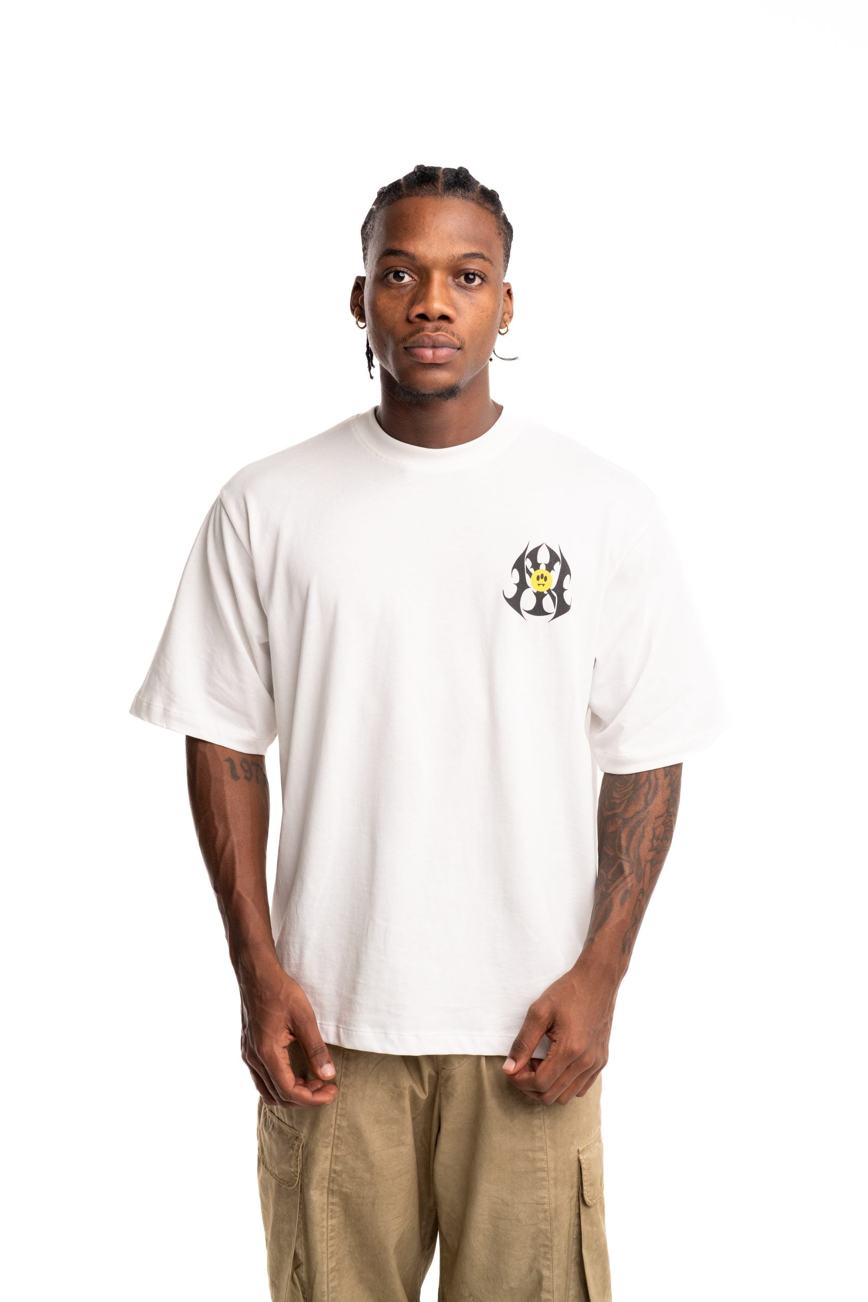 Barrow Men's Jersey T Shirt Off White | F5BWUATH037-002