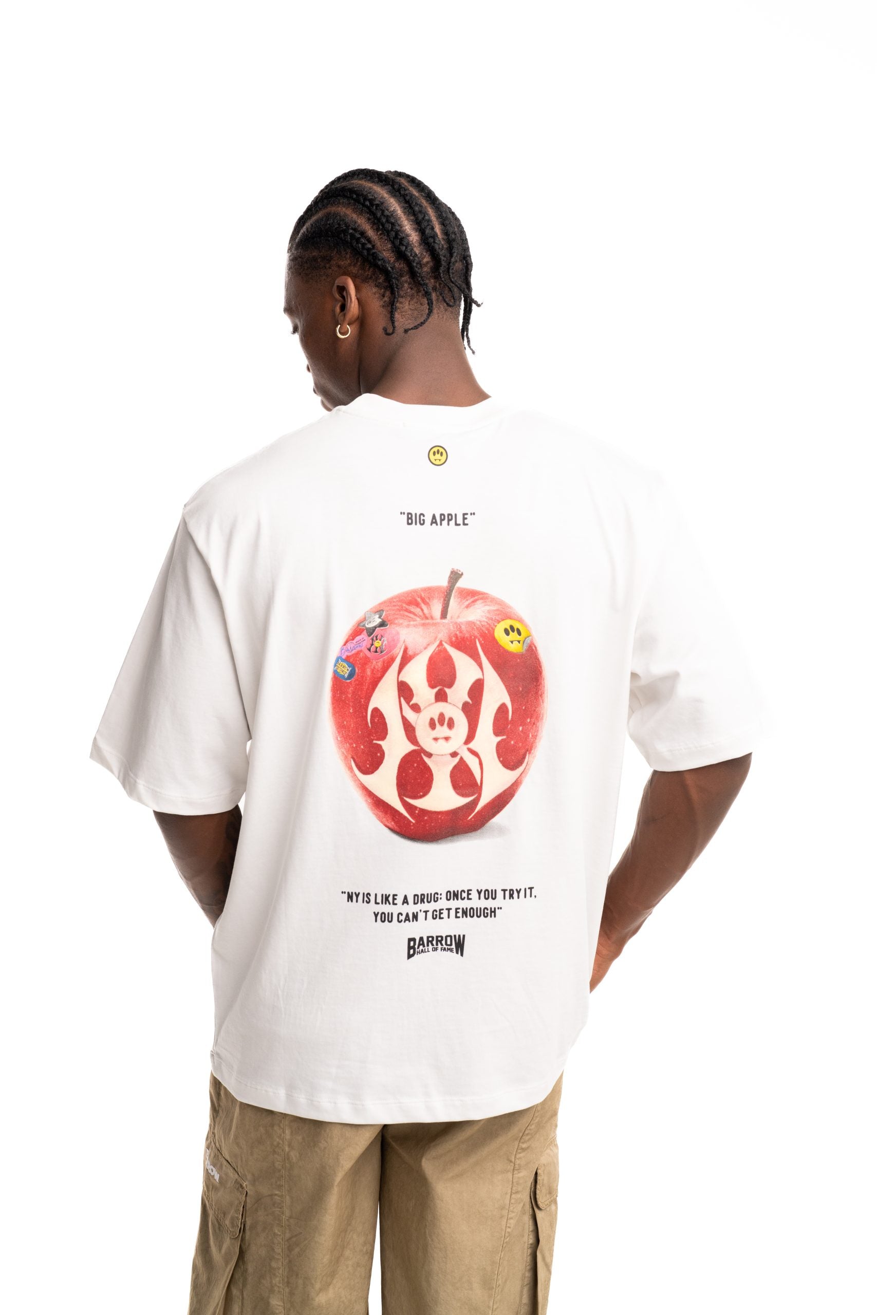 Barrow Men's Jersey T Shirt Off White | F5BWUATH037-002