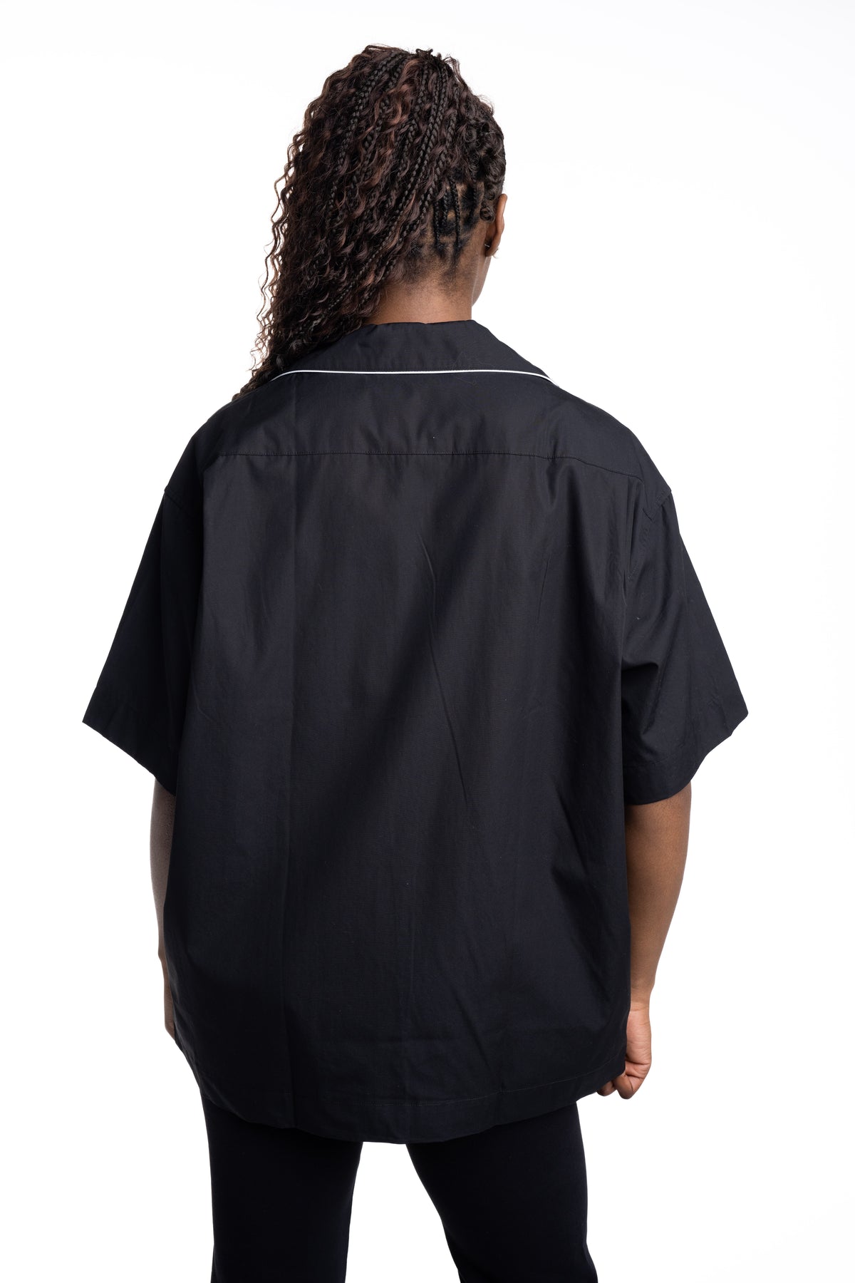 Palm Angel Ladies Curved Logo Bowling Shirt | PWGG005S26FAB001-1003
