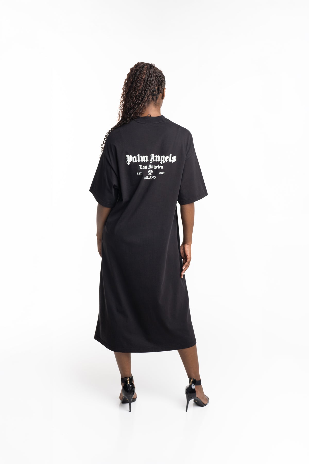 Palm Angel Ladies Milan LA T Shirt Maxi Dress | PWDH008S26JER001-1003