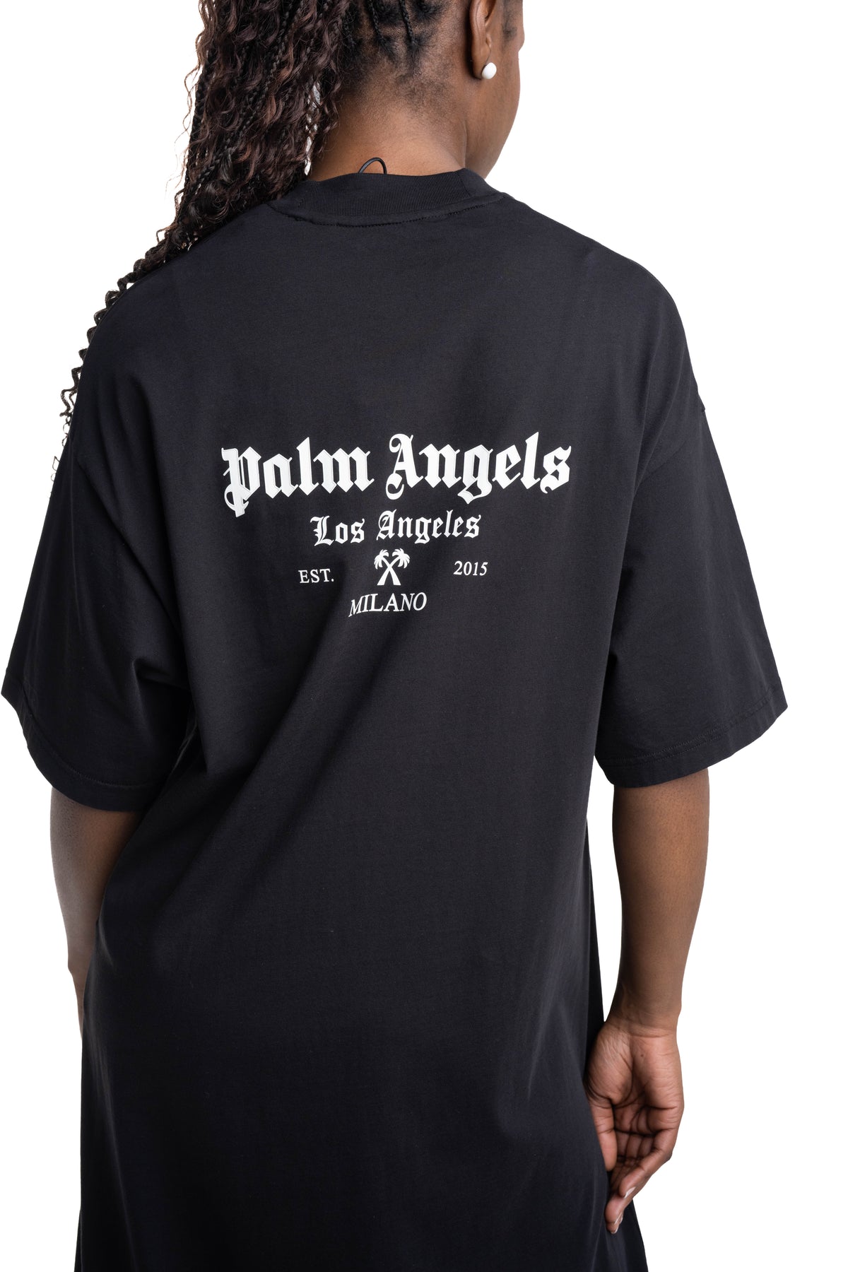 Palm Angel Ladies Milan LA T Shirt Maxi Dress | PWDH008S26JER001-1003