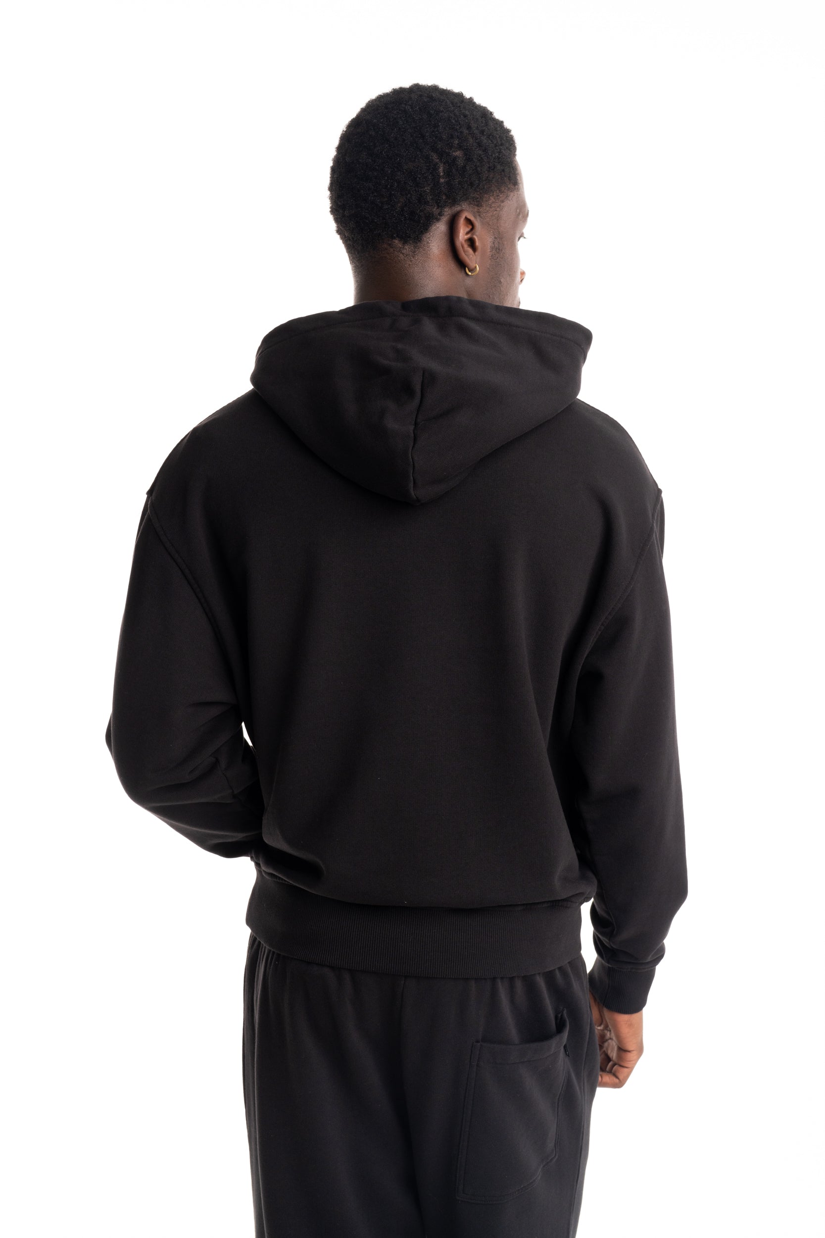 (Core) Palm Angels Men's Neck Logo Regular Hoodie | PMBB17DS26FLE007-1025