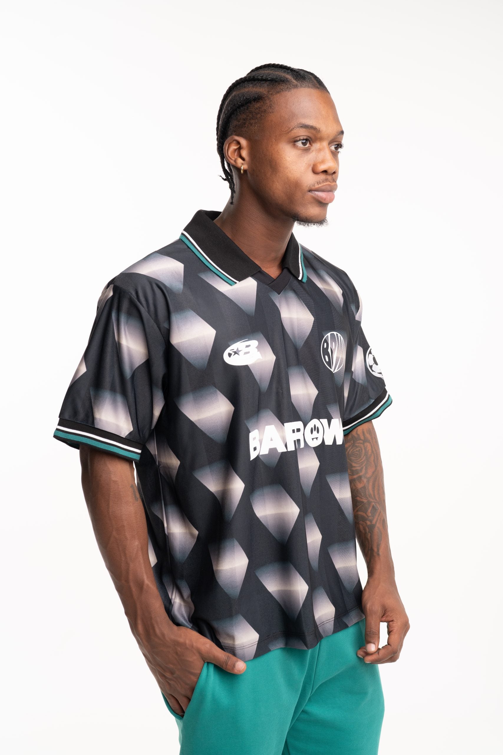 Barrow Men's Jersey T Shirt Black | F5BWUATH056-110