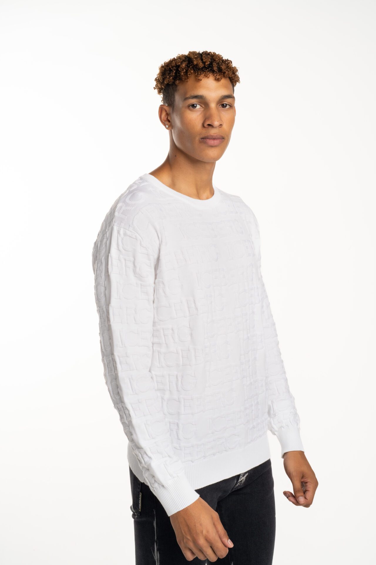 Iceberg Men's Round Neck Knitted I1P A009 7633 1101