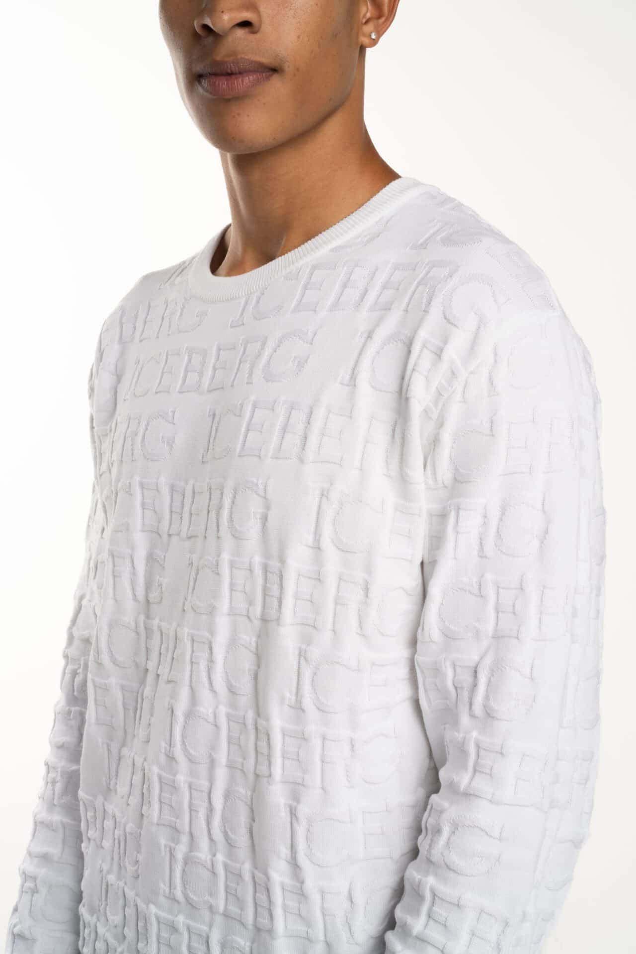 Iceberg Men's Round Neck Knitted I1P A009 7633 1101