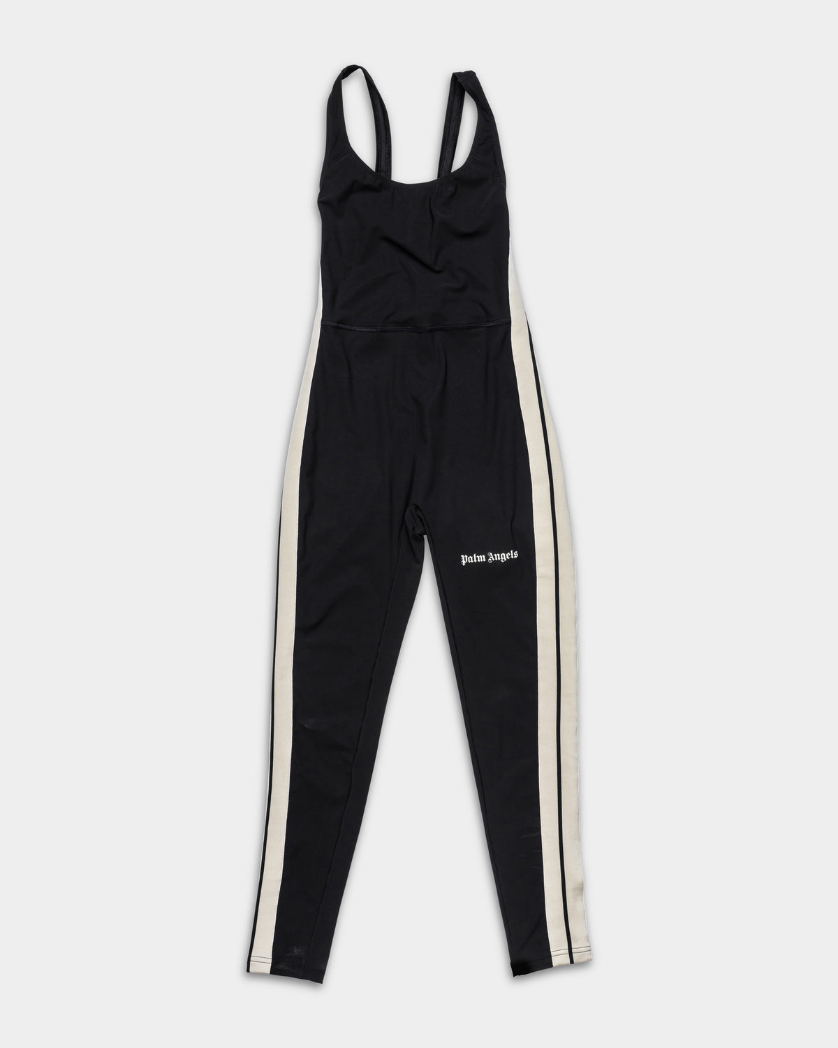 Palm Angels Womens Logo Active Track Jumpsuit | PWVP002S26FAB001-1003