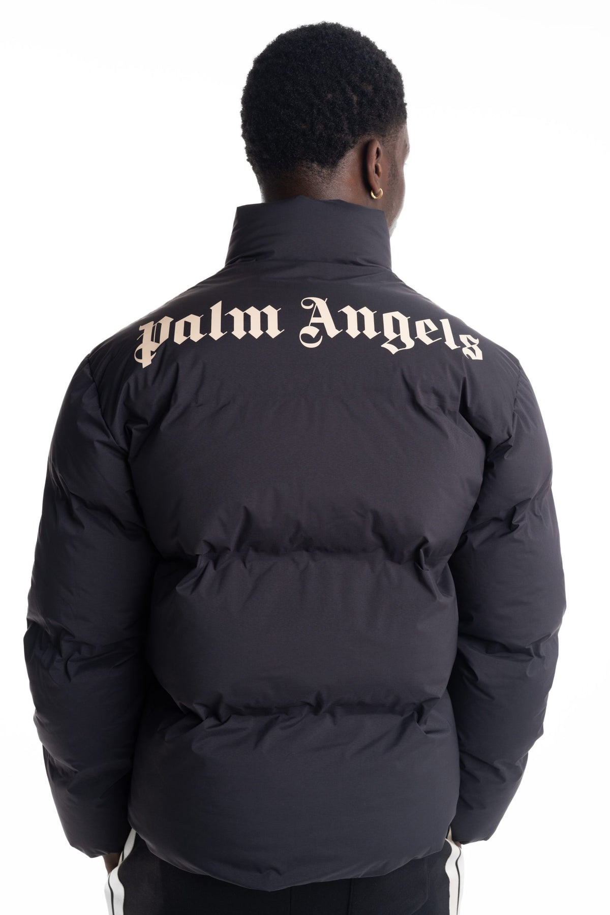 Palm Angels Men's Classic Logo Track Down Jacket | PMED057S26FAB002-100A
