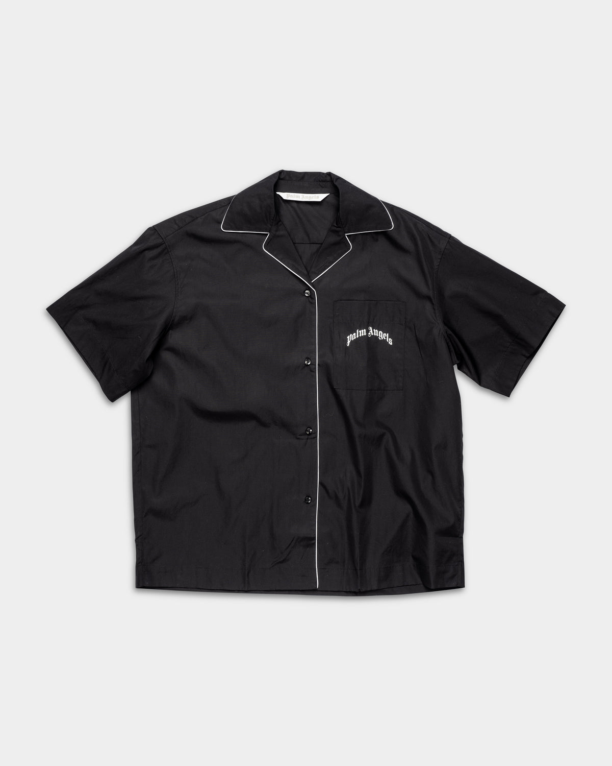 Palm Angel Ladies Curved Logo Bowling Shirt | PWGG005S26FAB001-1003