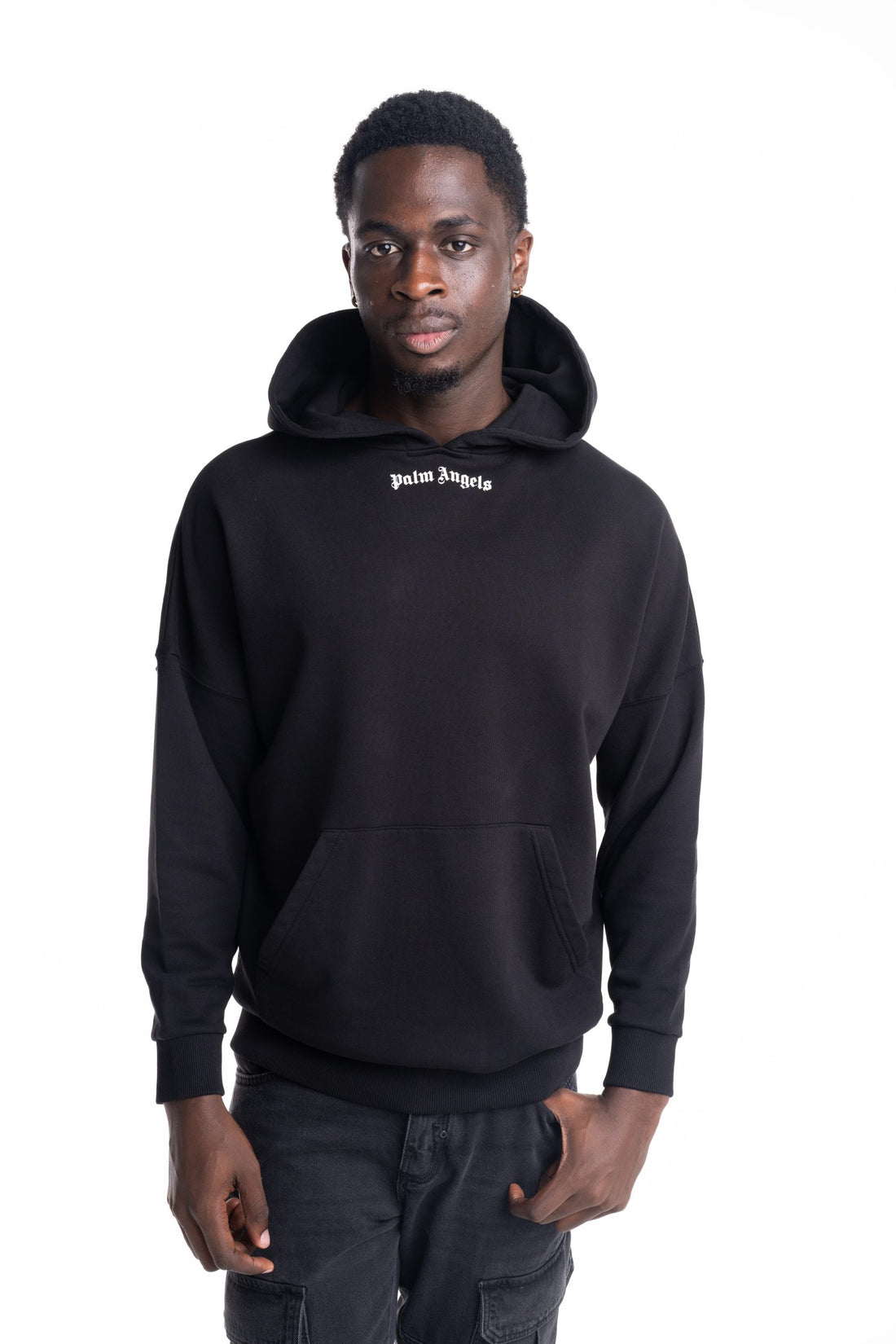 (Core) Palm Angels Men's Classic Logo Over Hoodie | PMBB036S26FLE001-1003
