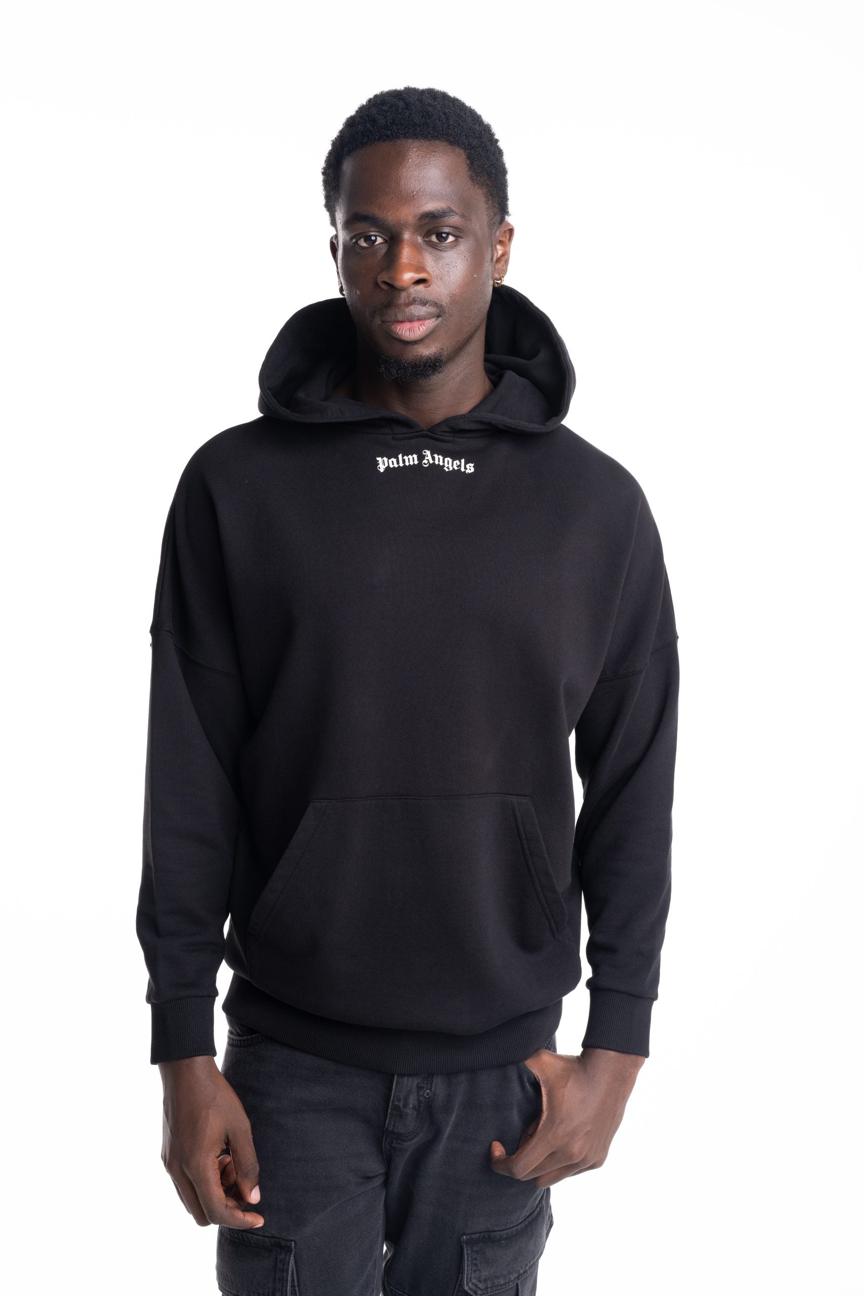 (Core) Palm Angels Men's Classic Logo Over Hoodie | PMBB036S26FLE001-1003