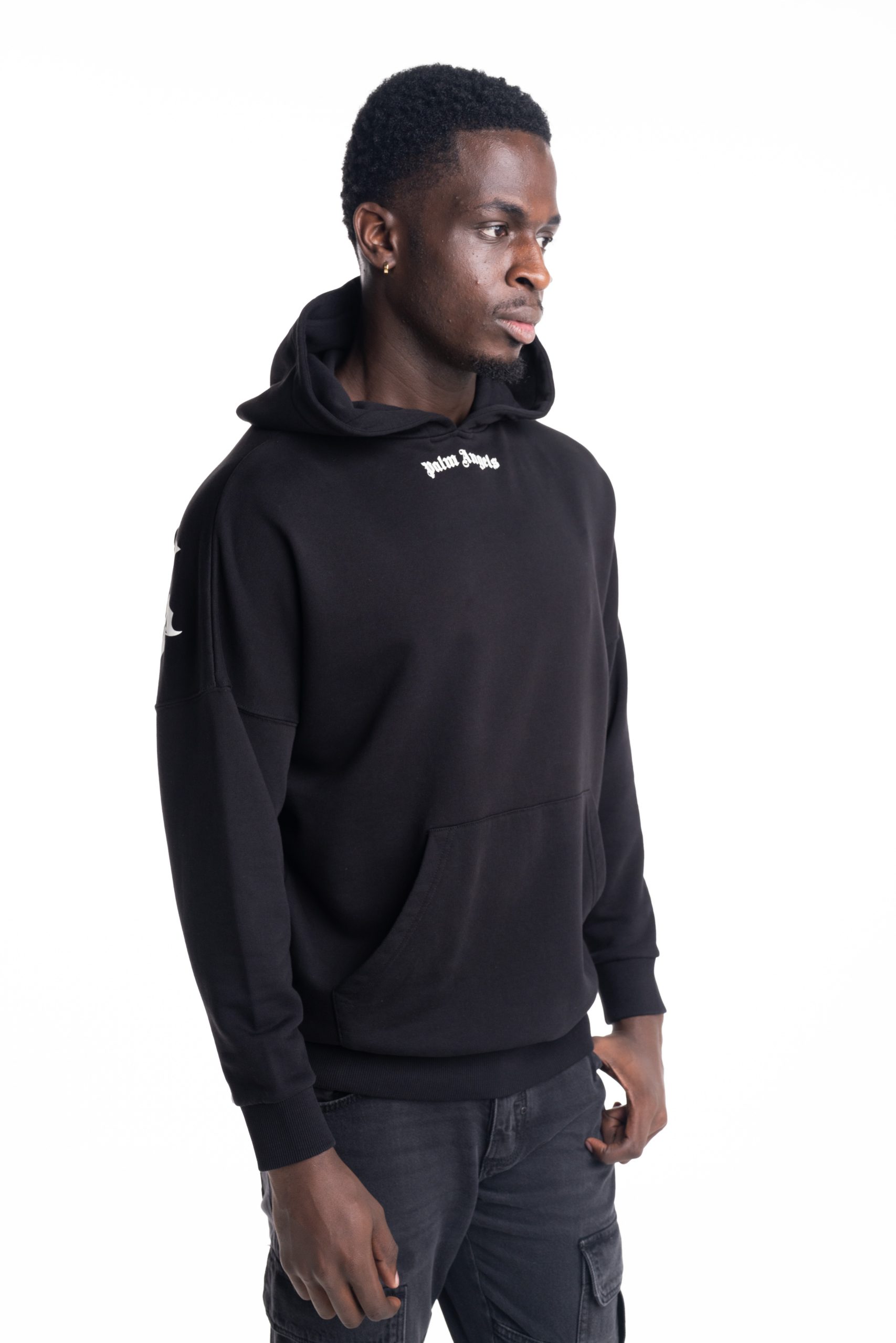 (Core) Palm Angels Men's Classic Logo Over Hoodie | PMBB036S26FLE001-1003