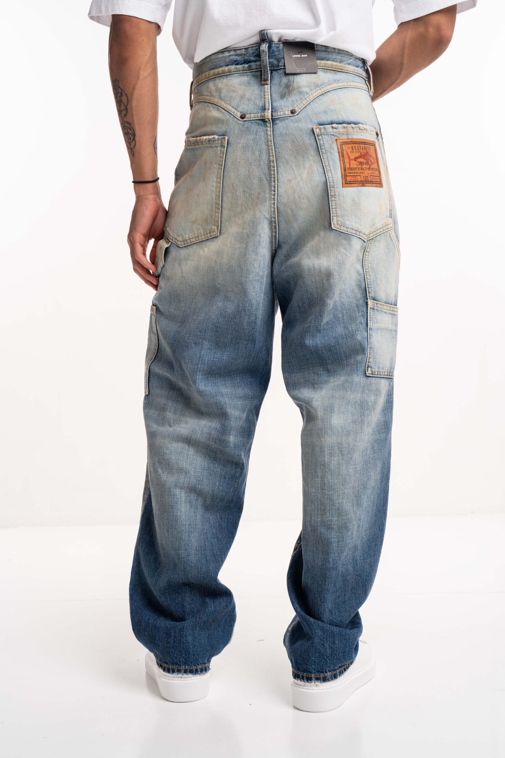 Dsquared2 Painter Loose Jean ペインターパンツ Dsquared2 Men's Pants 5 Pockets S74LB1667 S30309 470 | Hydraulics