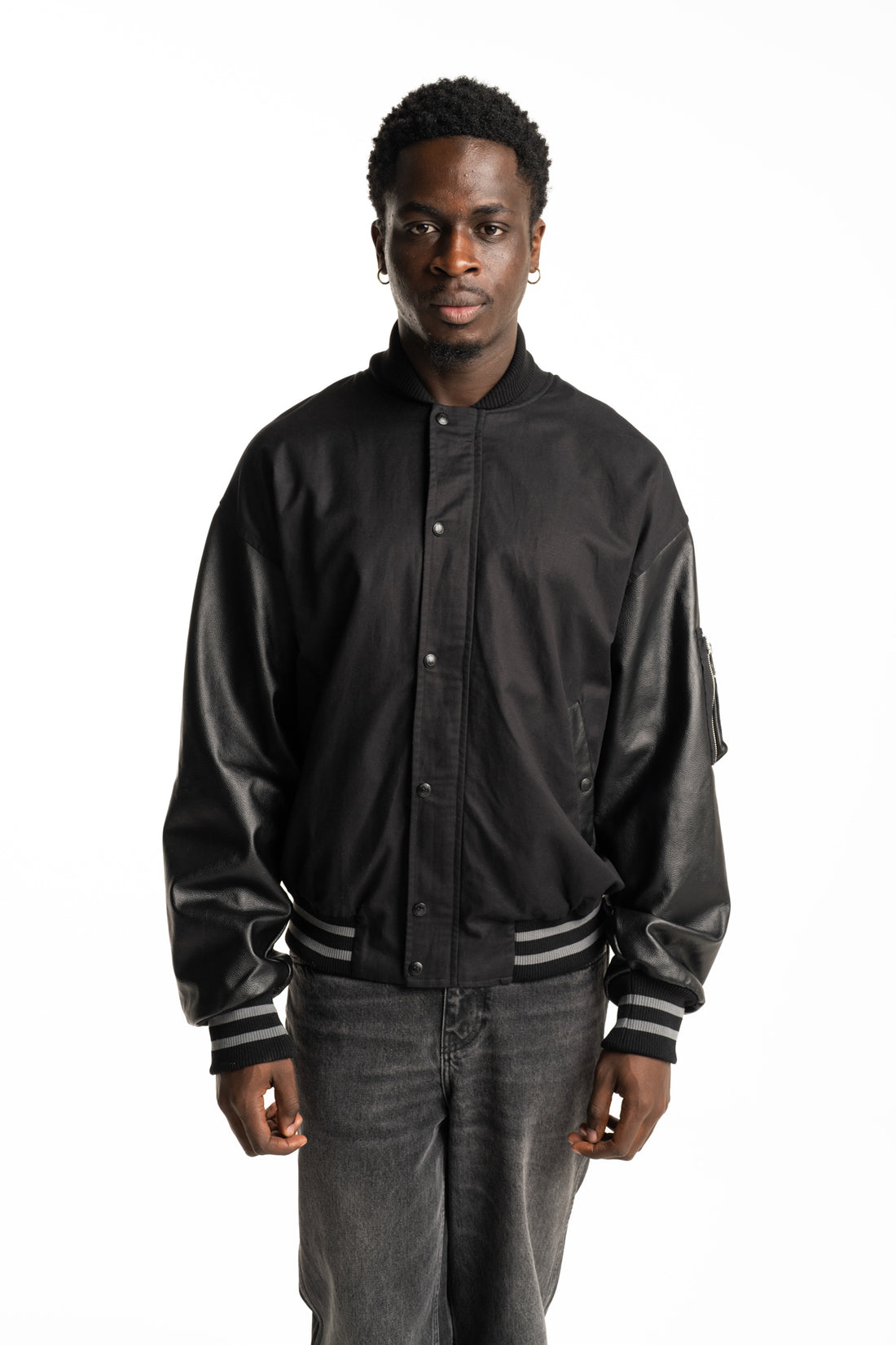 John Richmond Men's Stariz Bomber | UMP26150GBHB-Black