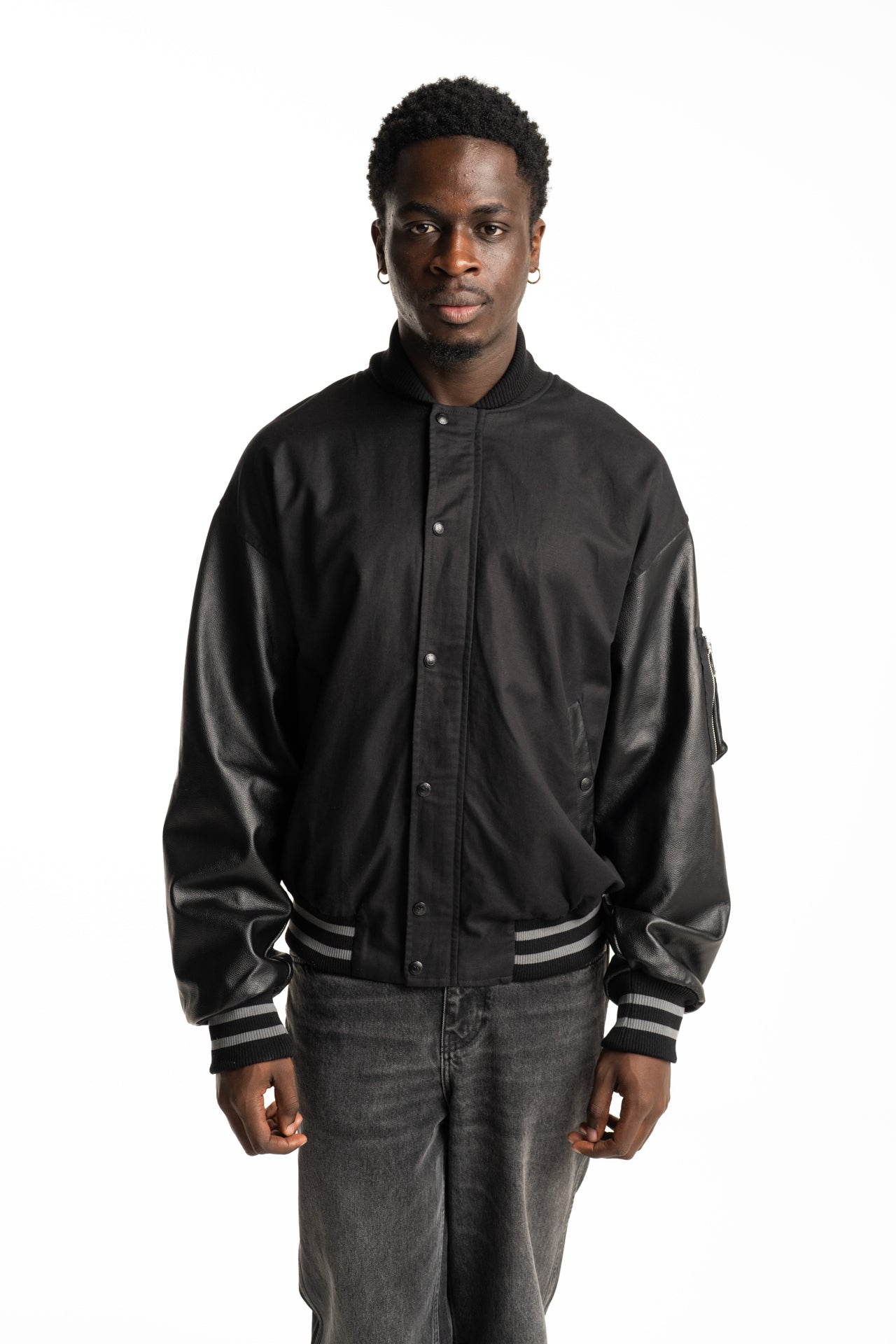 John Richmond Men's Stariz Bomber | UMP26150GBHB-Black
