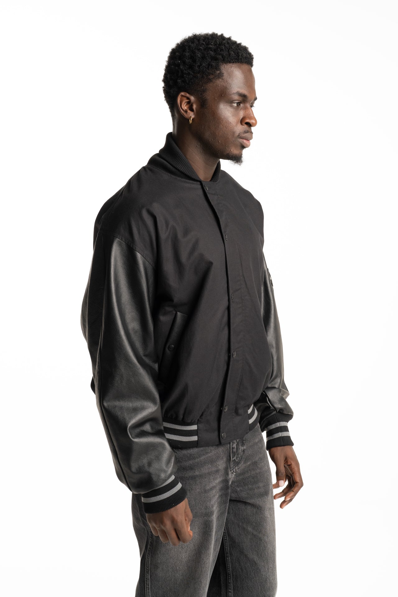 John Richmond Men's Stariz Bomber | UMP26150GBHB-Black