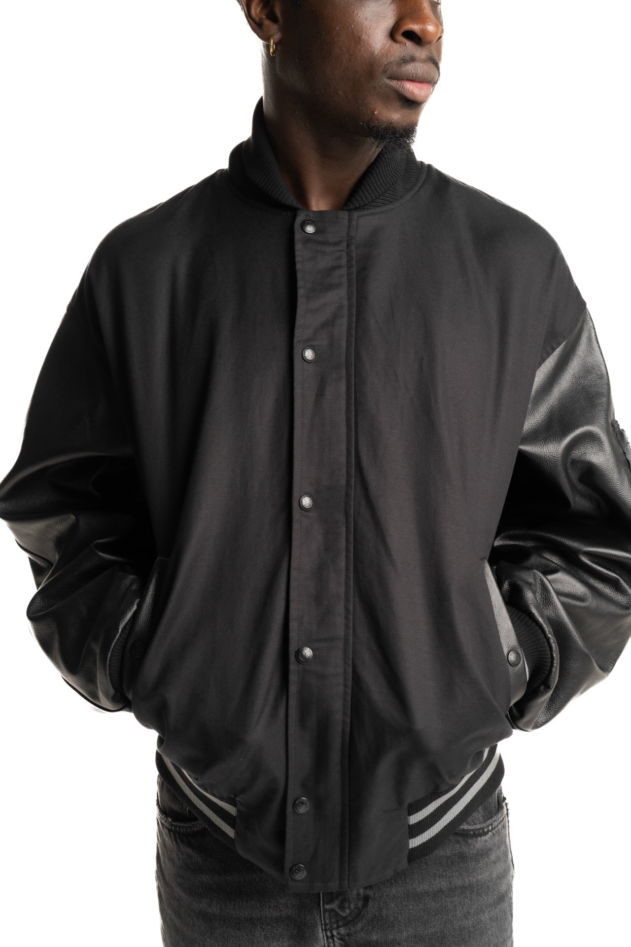 John Richmond Men's Stariz Bomber | UMP26150GBHB-Black