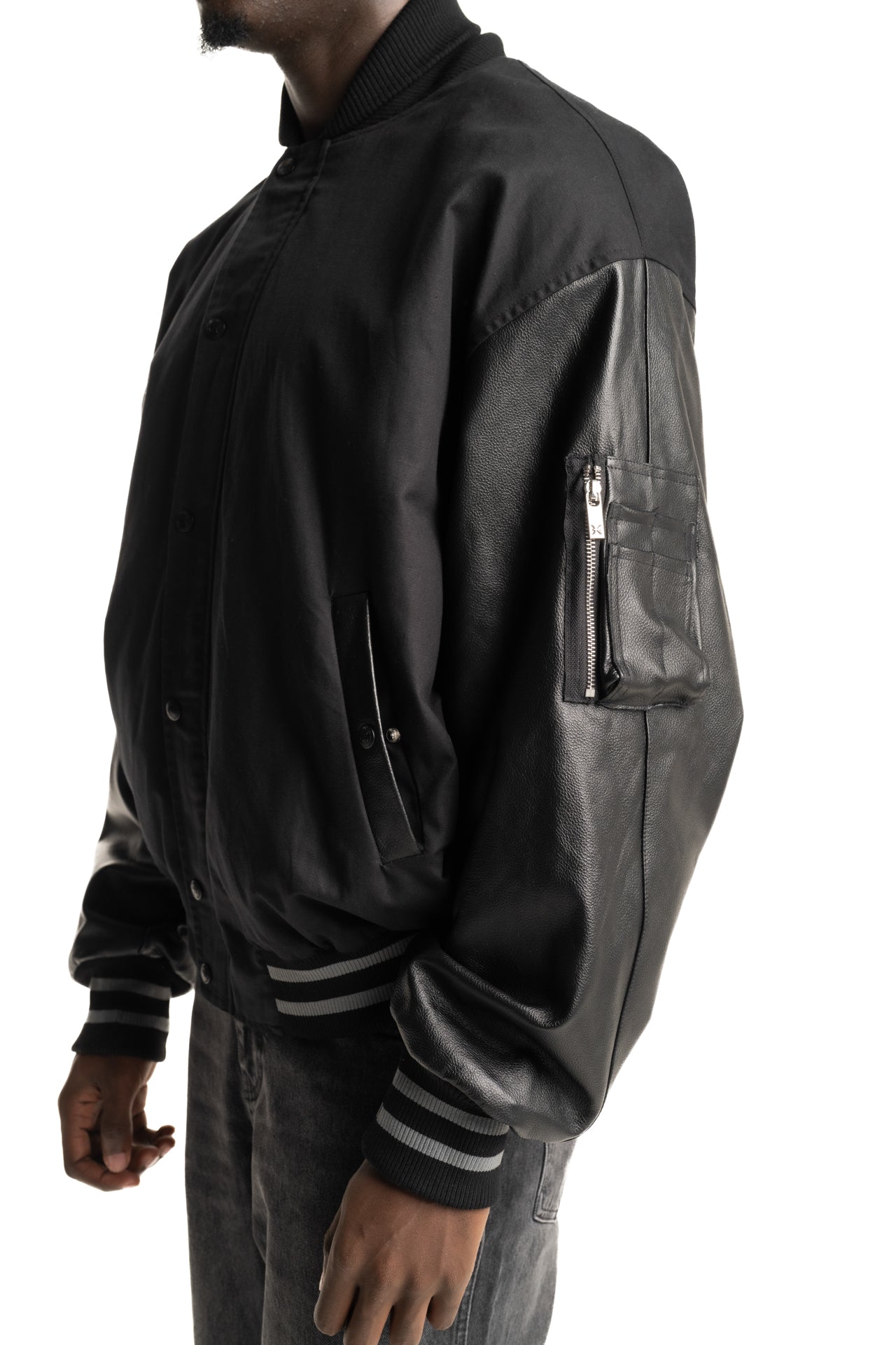 John Richmond Men's Stariz Bomber | UMP26150GBHB-Black