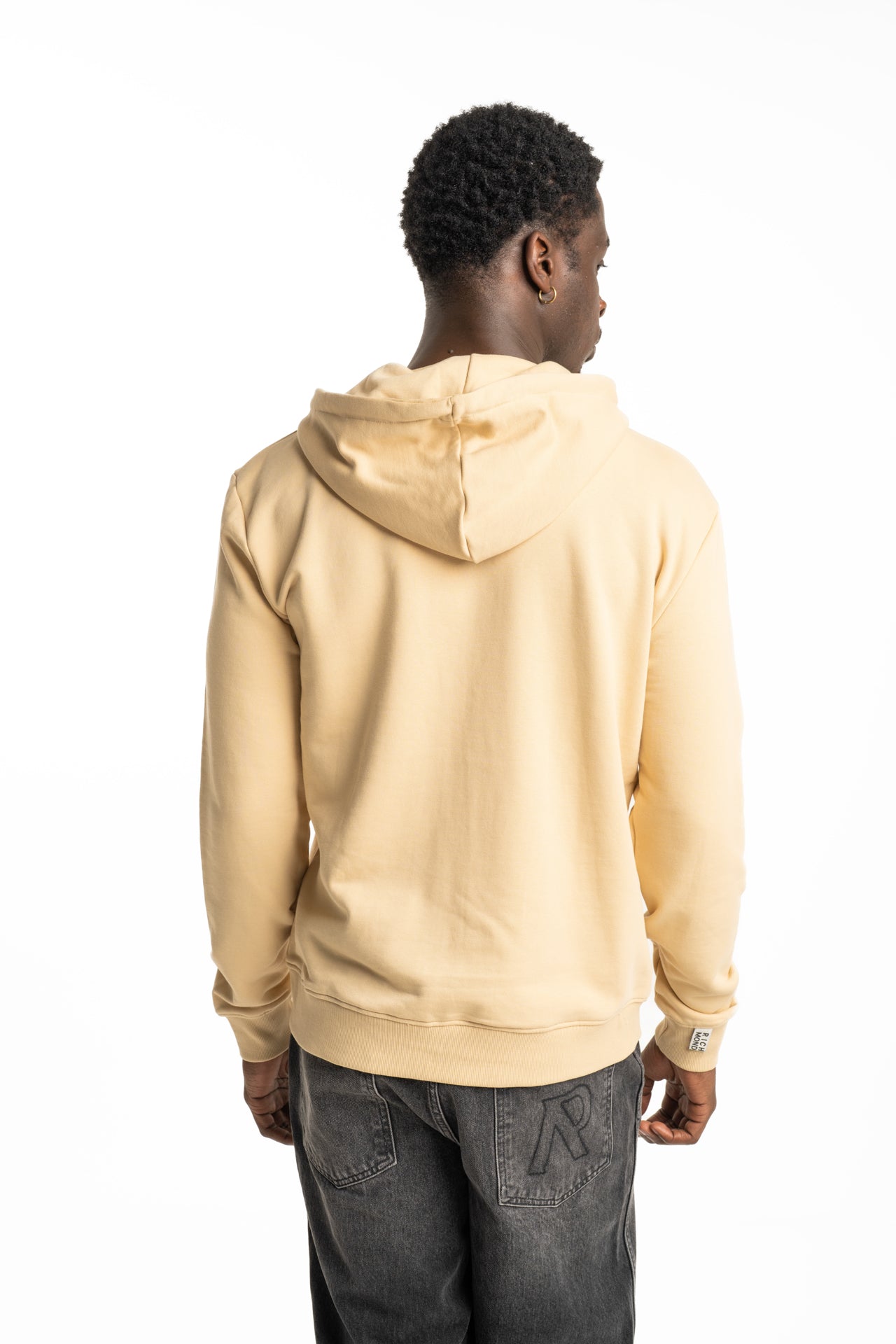 John Richmond Men's Sentane Zip Sweatshirt | UMP26034FERDI0-Beige