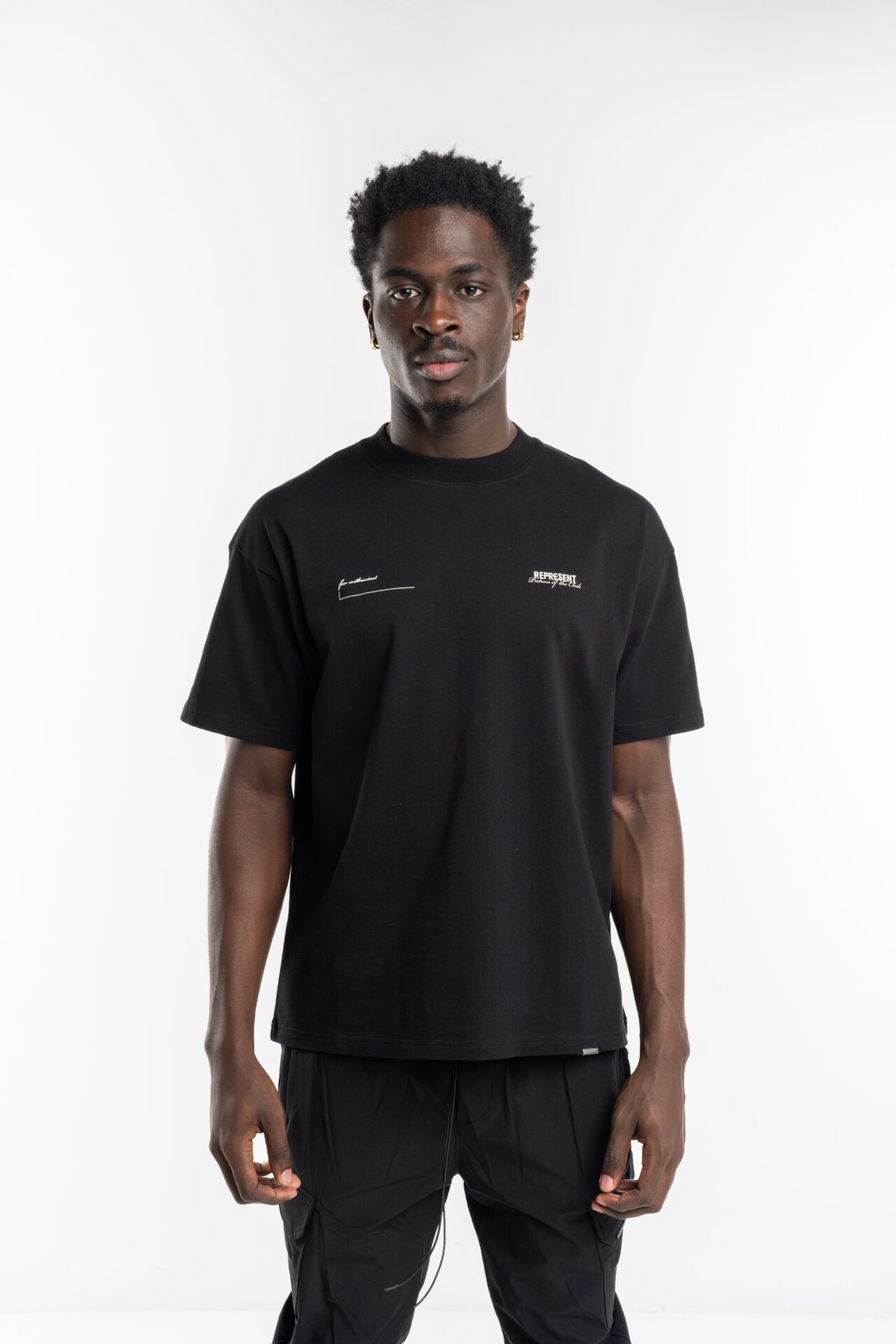 (Core) Represent Men's Patron Of The Club T Shirt MLM4274-001 Black