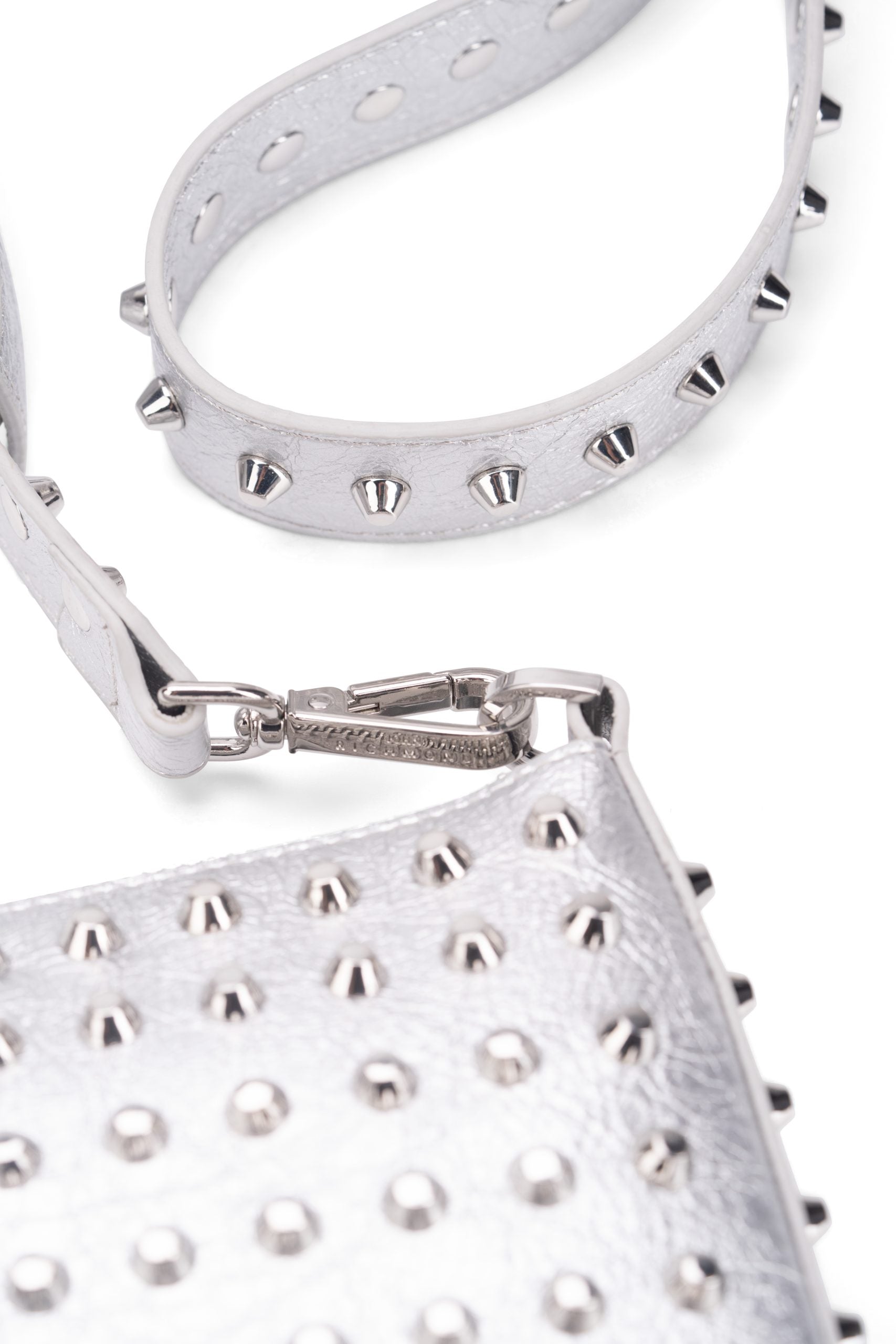 John Richmond Ladies Igrid Shoulder Bag | RWP26203BOAPX-Silver
