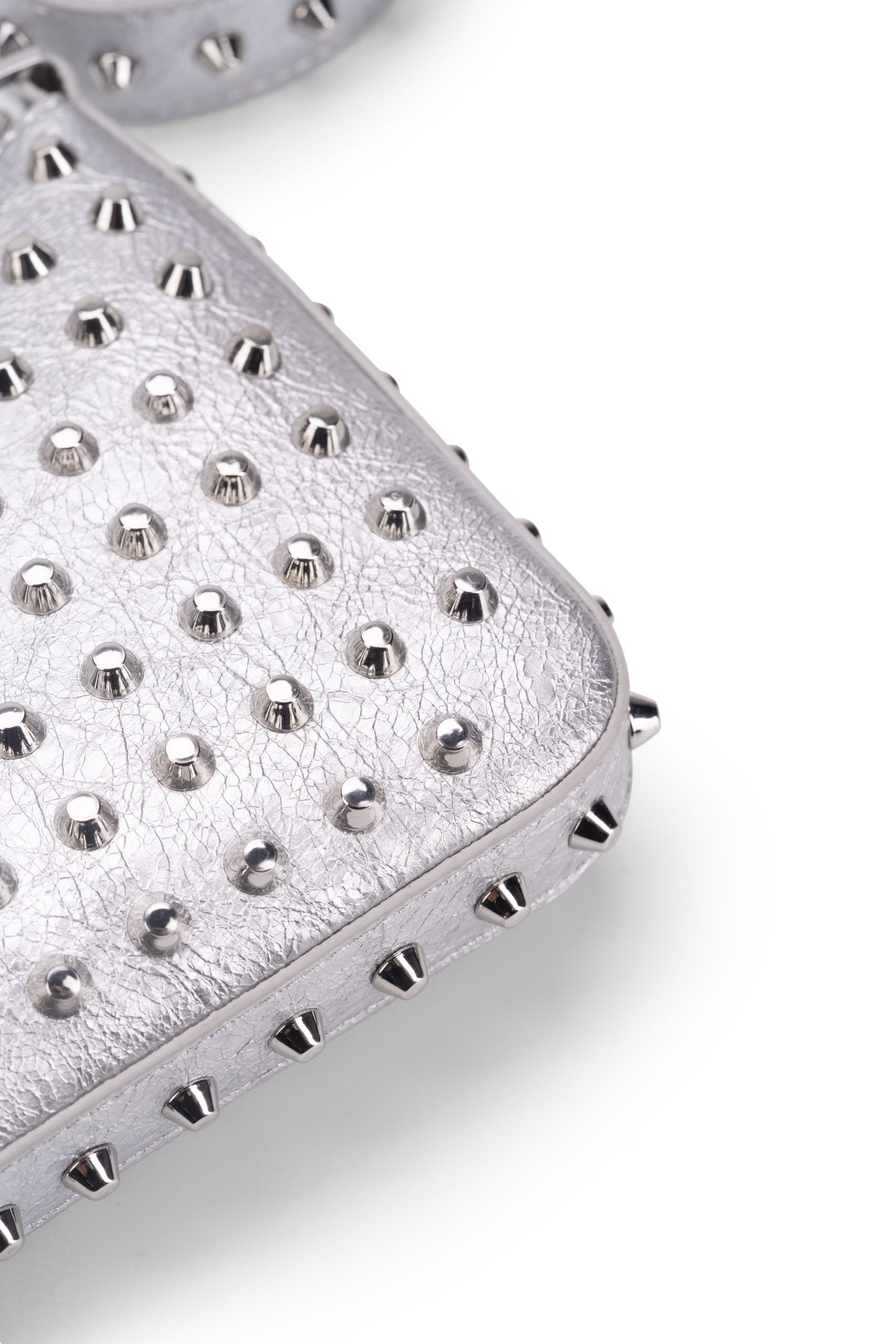 John Richmond Ladies Igrid Shoulder Bag | RWP26203BOAPX-Silver