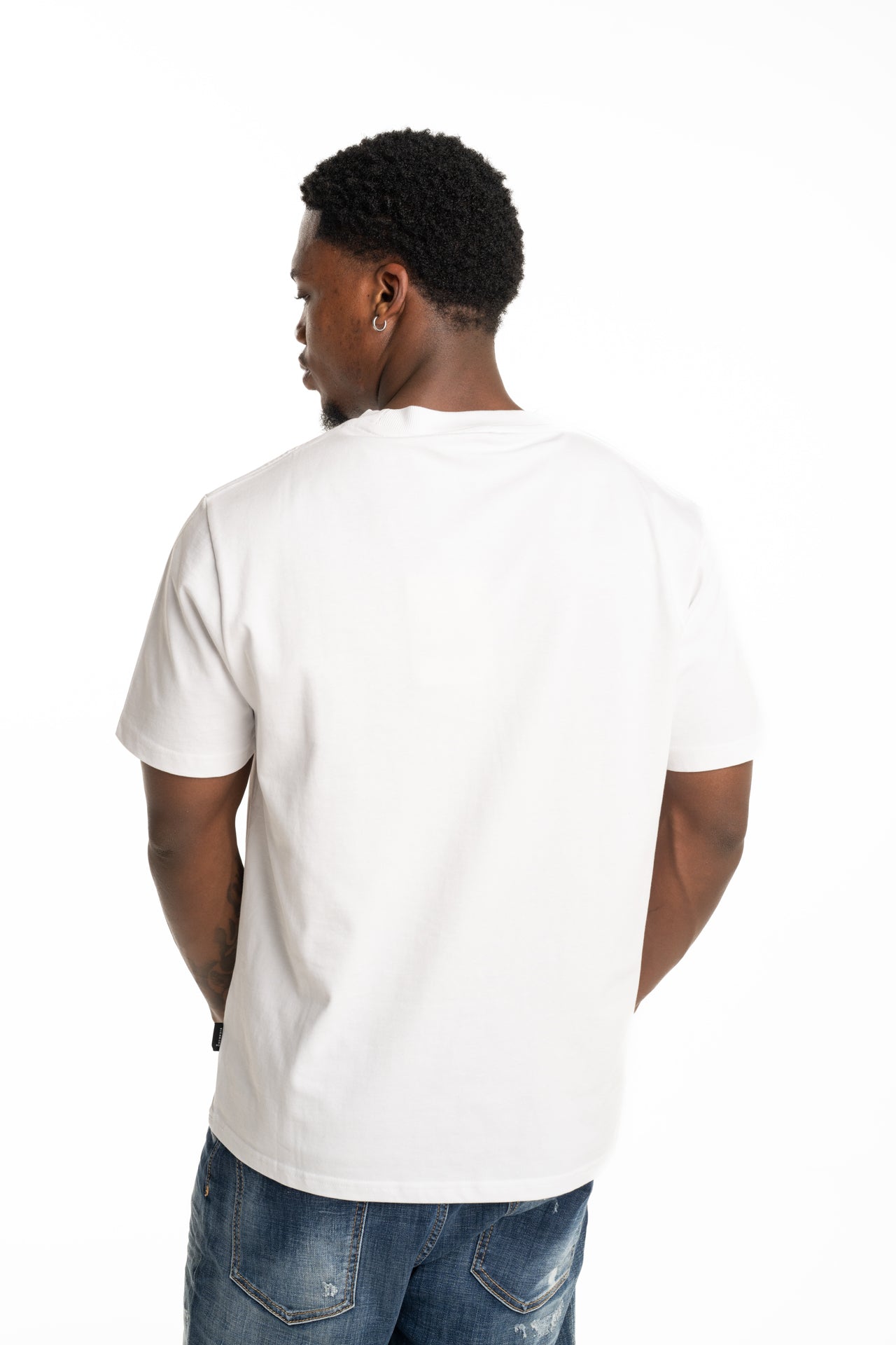 John Richmond Men's Kaddy Over T Shirt | UMP26155TSJSC-White