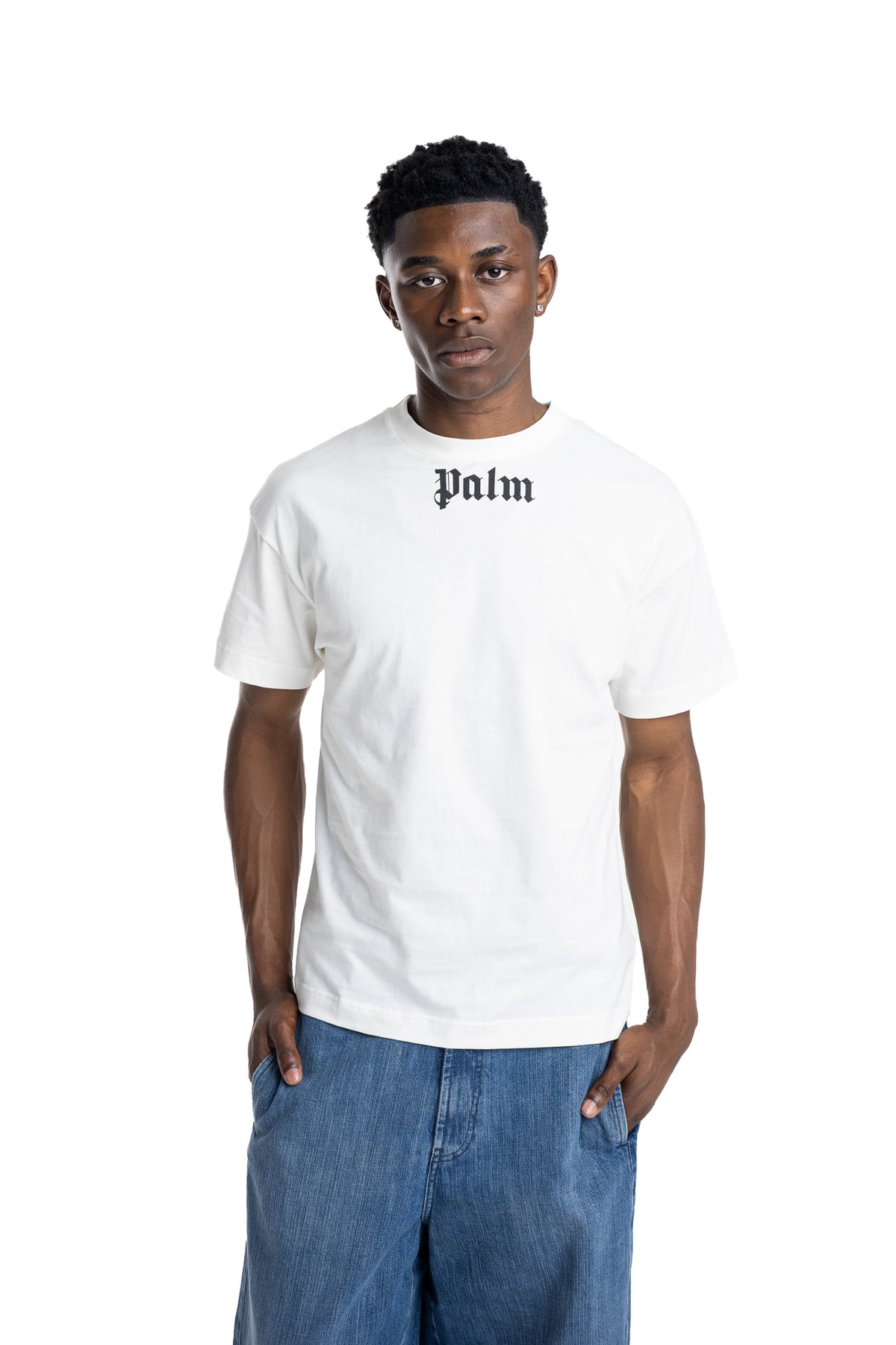 Palm Angels Men's Front To Back T Shirt | PMAAT01J99ZH-0110