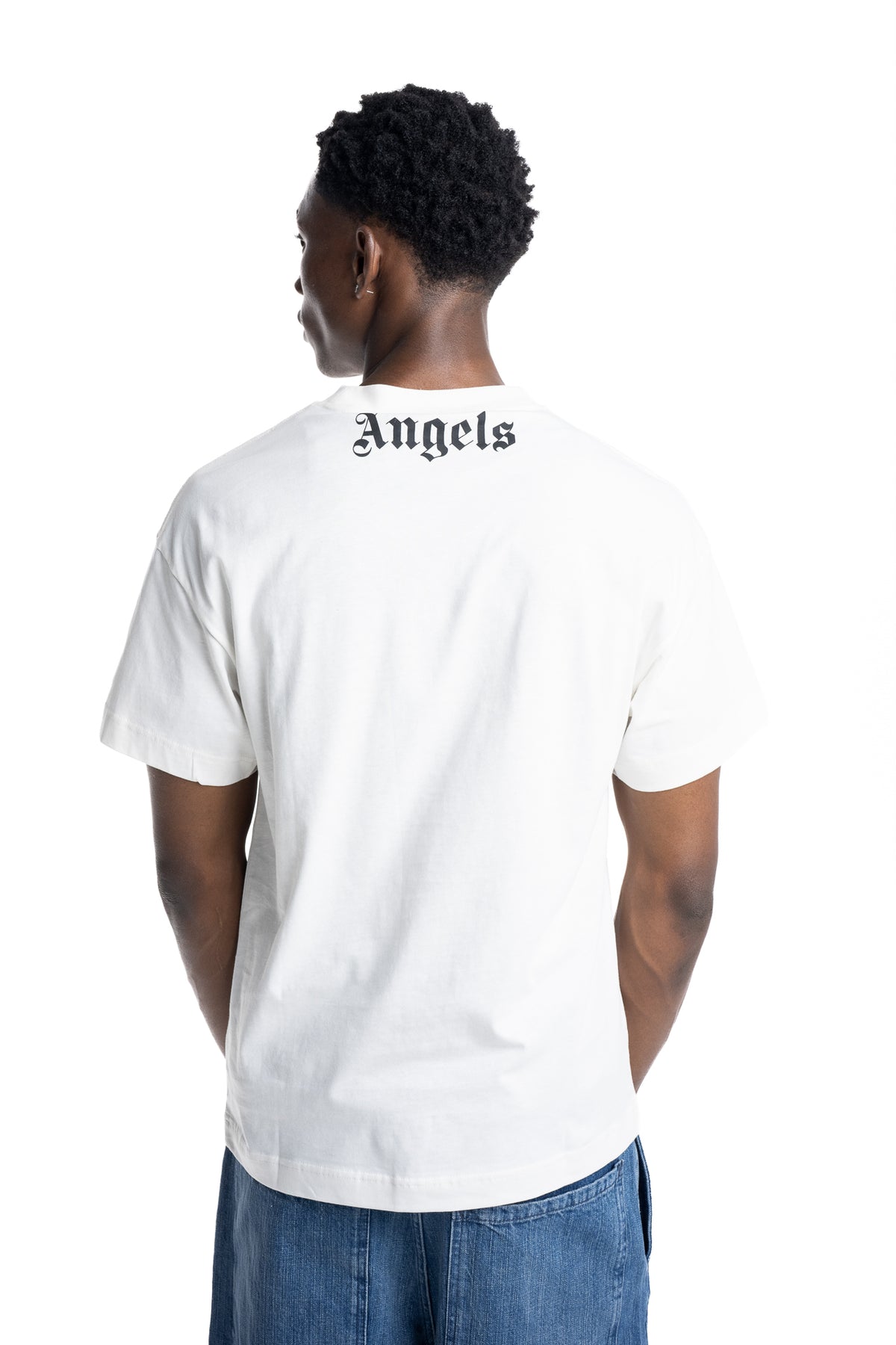 Palm Angels Men's Front To Back T Shirt | PMAAT01J99ZH-0110