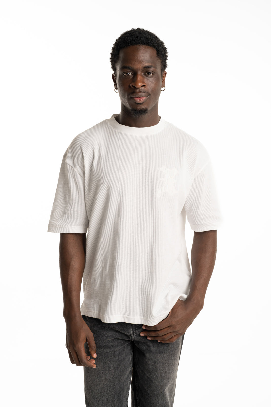 John Richmond Men's Vetala Over T Shirt | UMP26174TSAYT-Off White