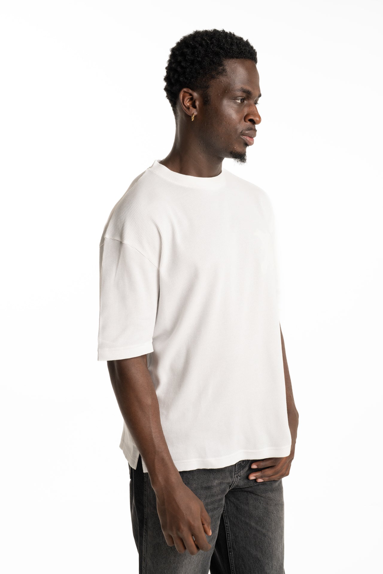 John Richmond Men's Vetala Over T Shirt | UMP26174TSAYT-Off White