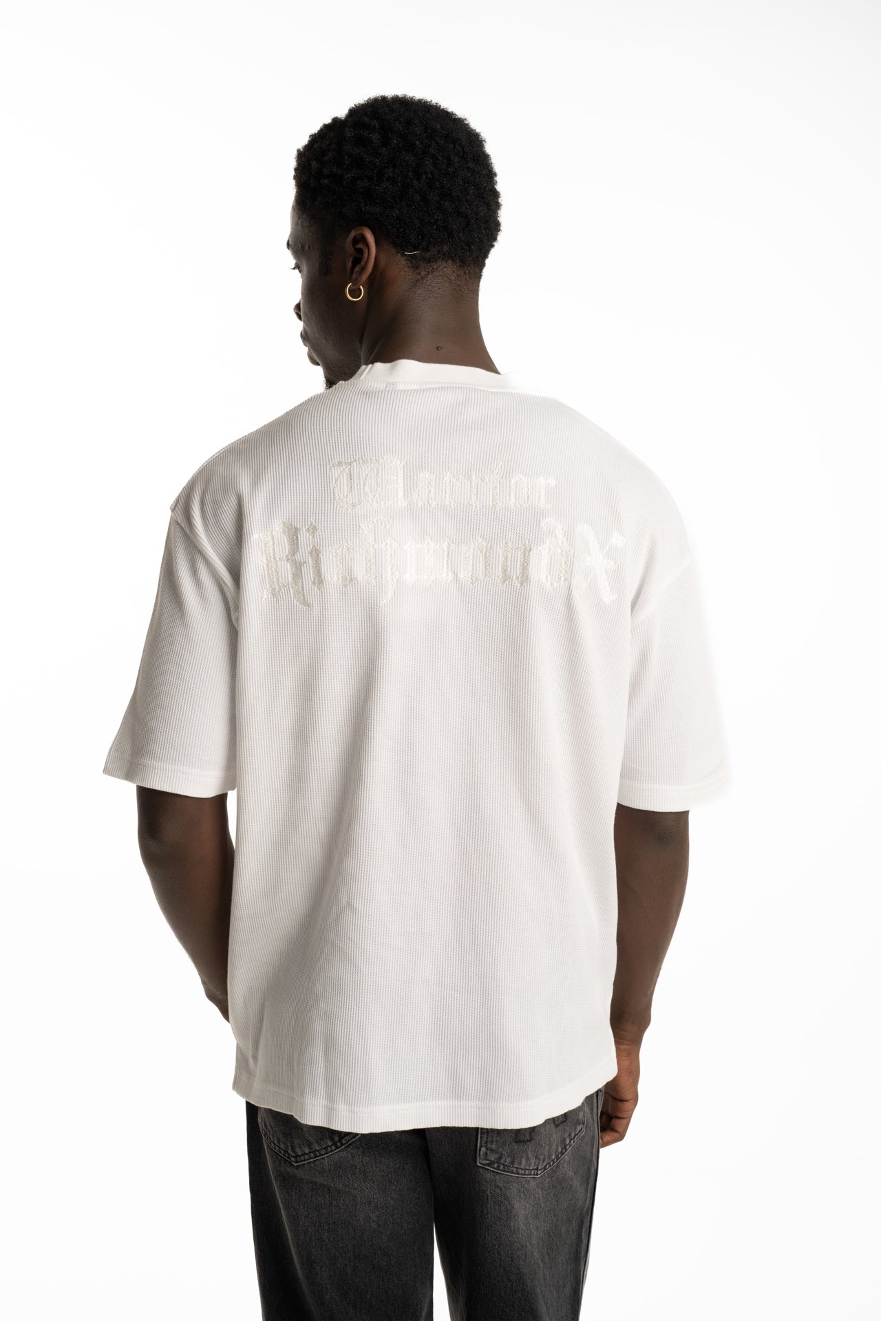 John Richmond Men's Vetala Over T Shirt | UMP26174TSAYT-Off White