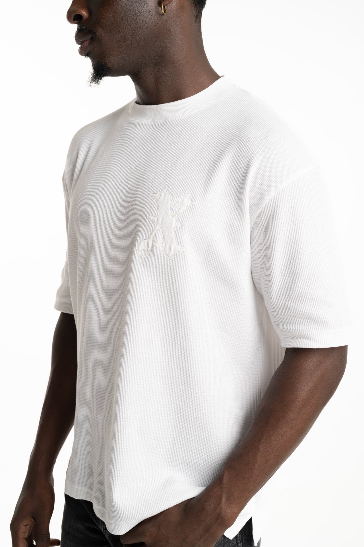 John Richmond Men's Vetala Over T Shirt | UMP26174TSAYT-Off White