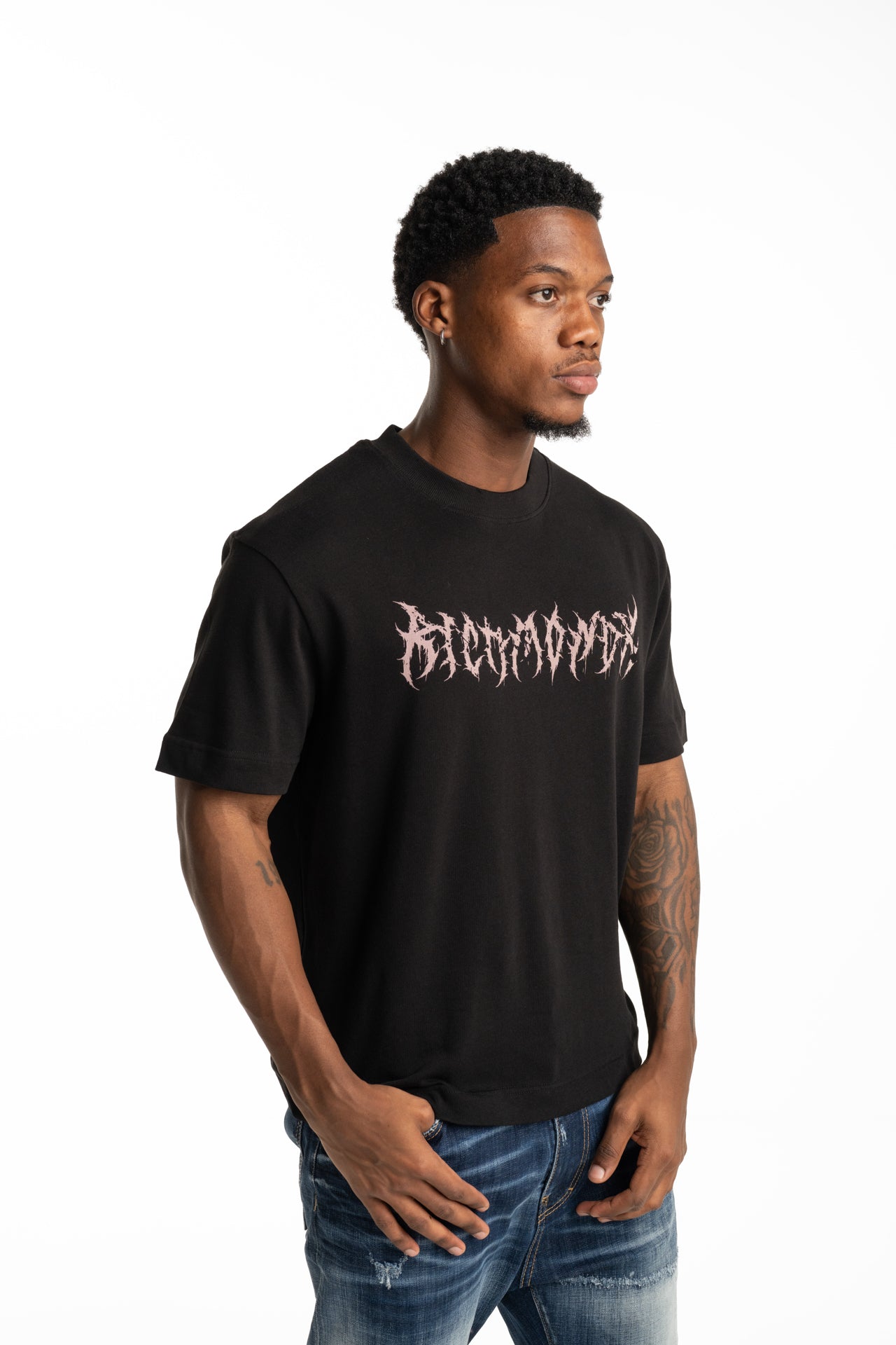 John Richmond Men's Neteh T Shirt | UMP26028TSJSC-Black