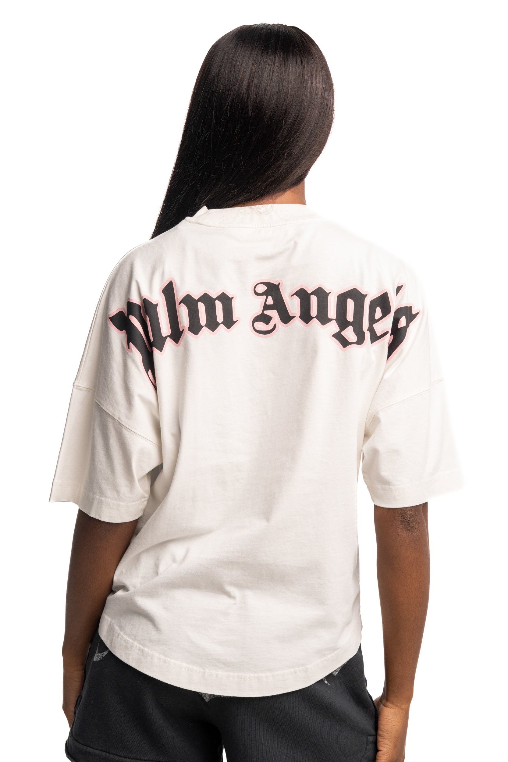 Palm Angels Ladies Outline Logo Over Tee | PWAA07CS26JER006-0310