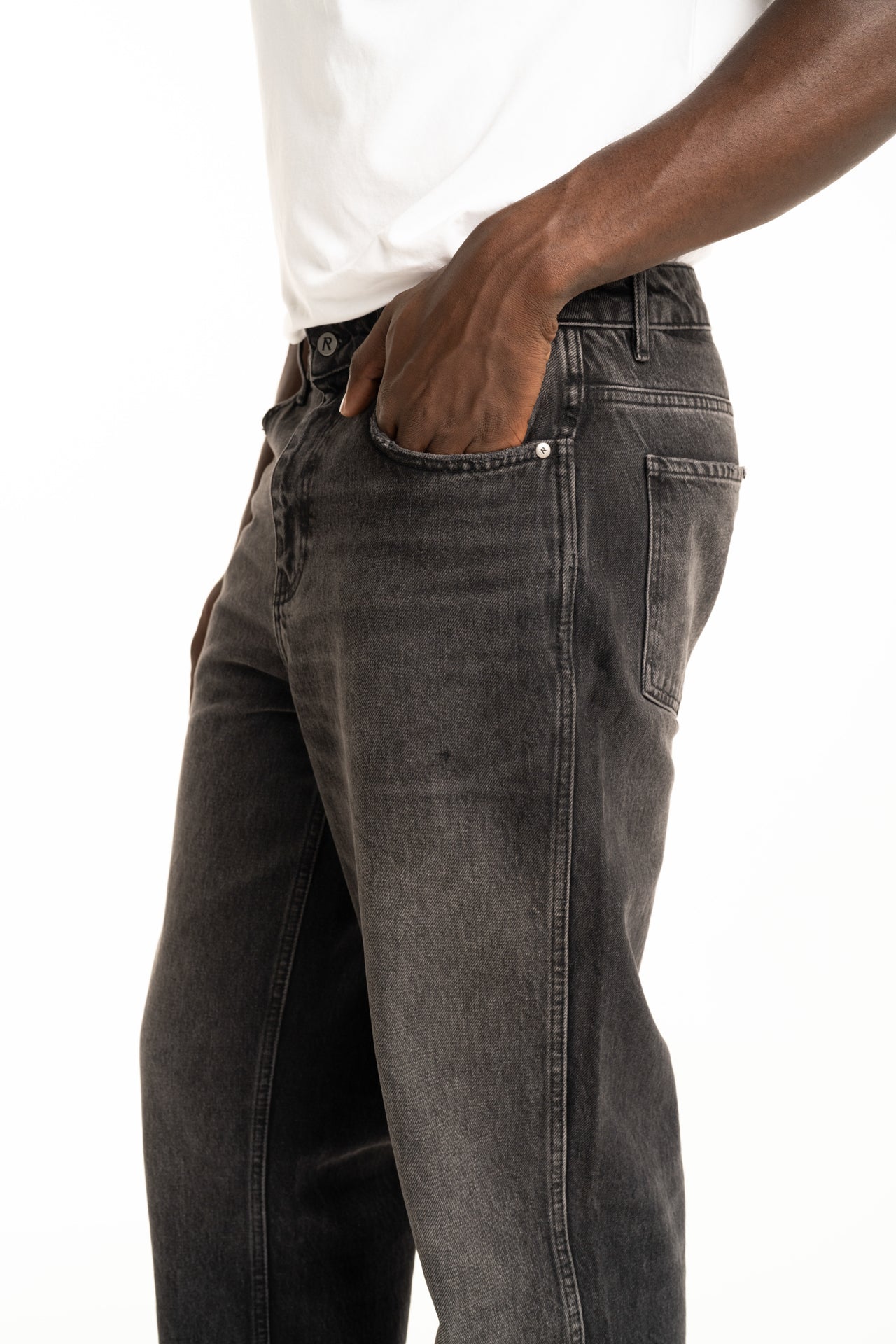 Represent Men's R3 Baggy Denim | MLM100333-03-Aged Black