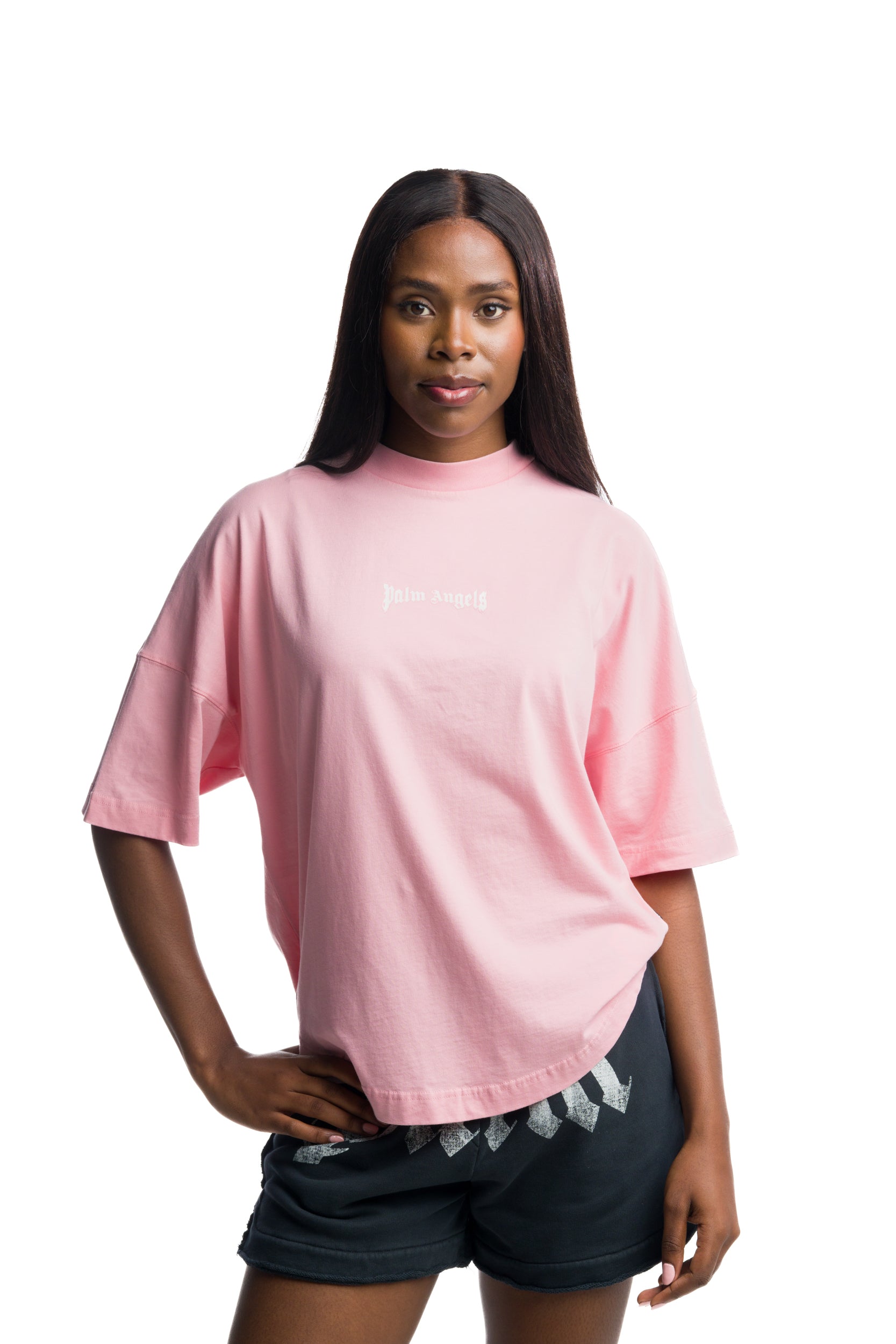 Palm Angels Ladies Outline Logo Over Tee | PWAA07CS26JER006-3003
