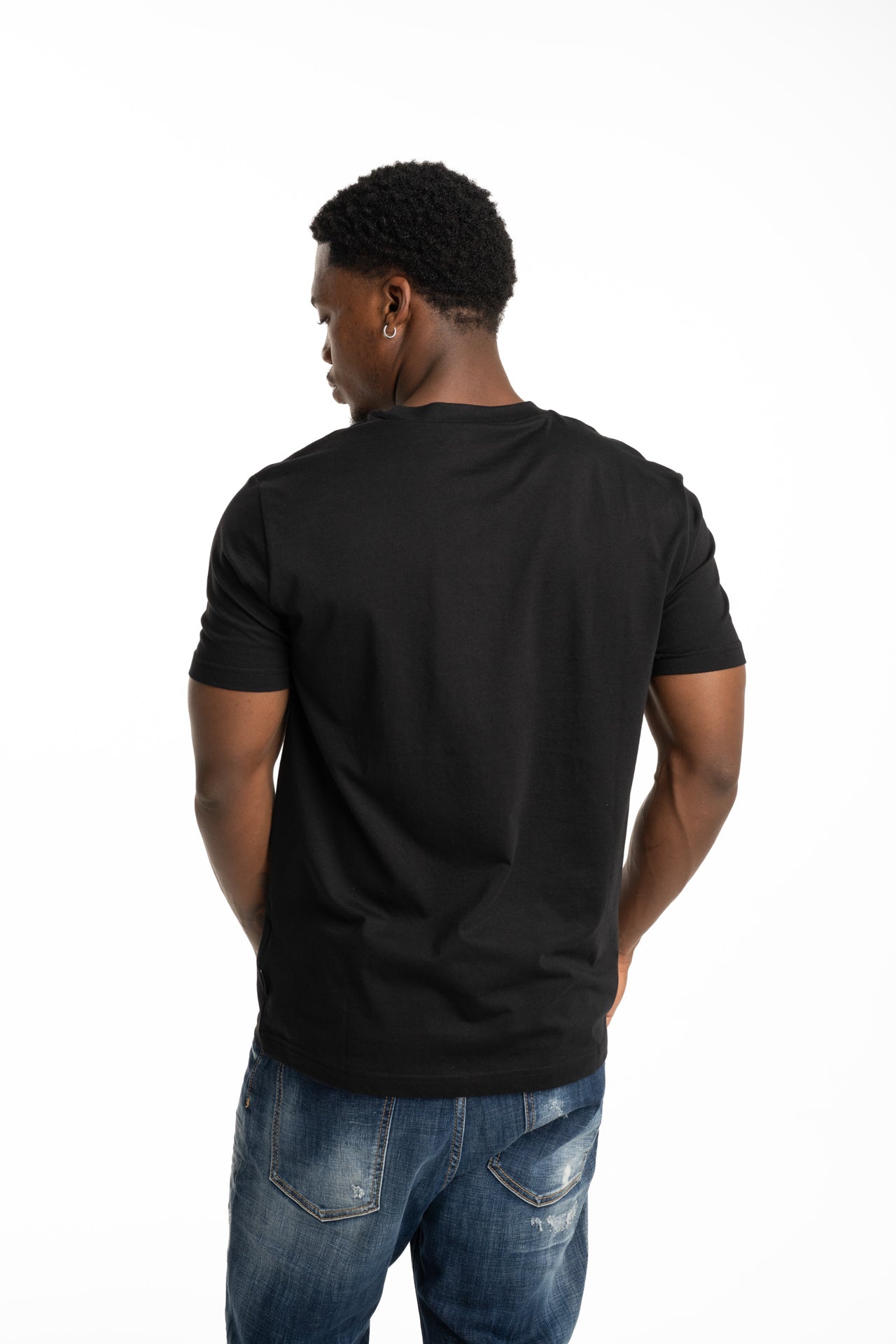 John Richmond Men's Fyami T Shirt | UMP26038TSRSC-Black